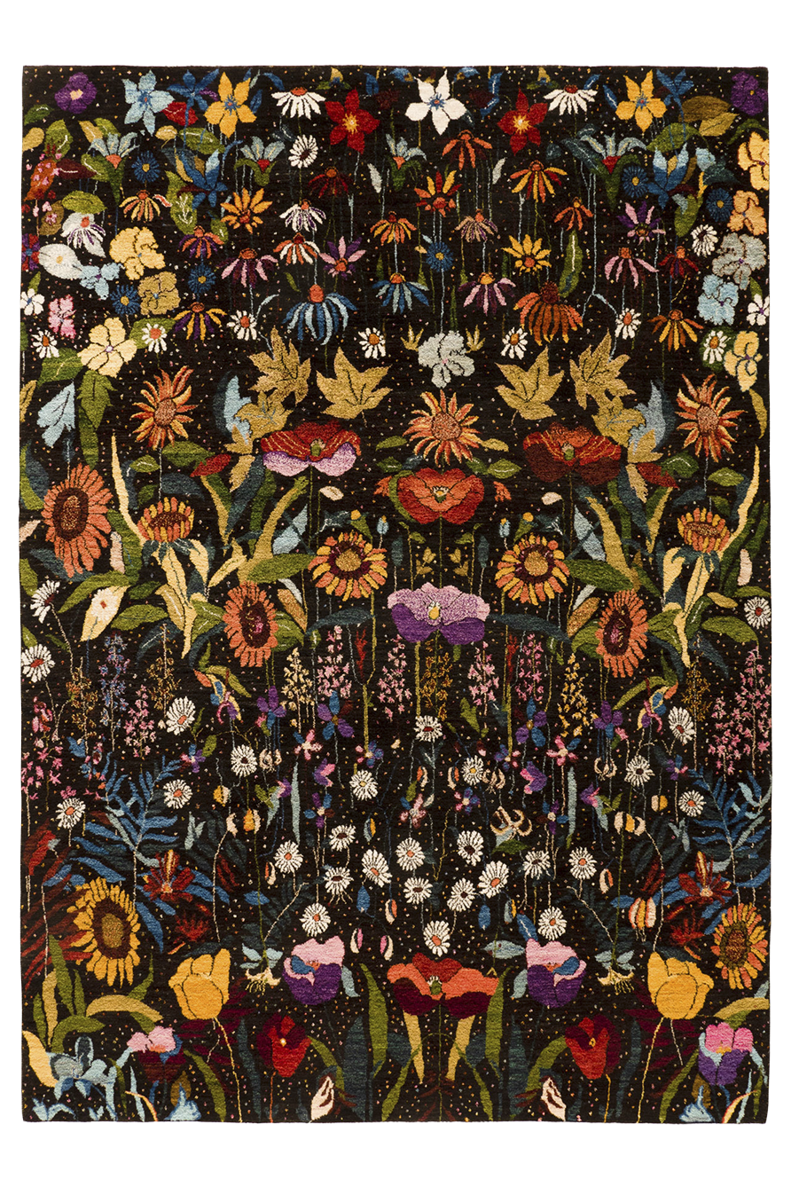 Gabbeh Teppich-Unikat - Blumenglück