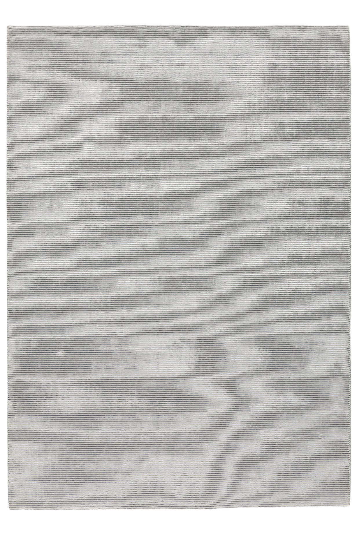 Design-Teppich - Uni Silver