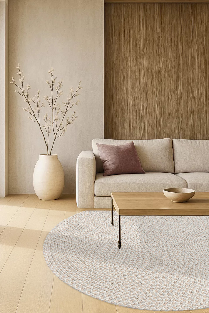 Handwebteppich - Winter Taste