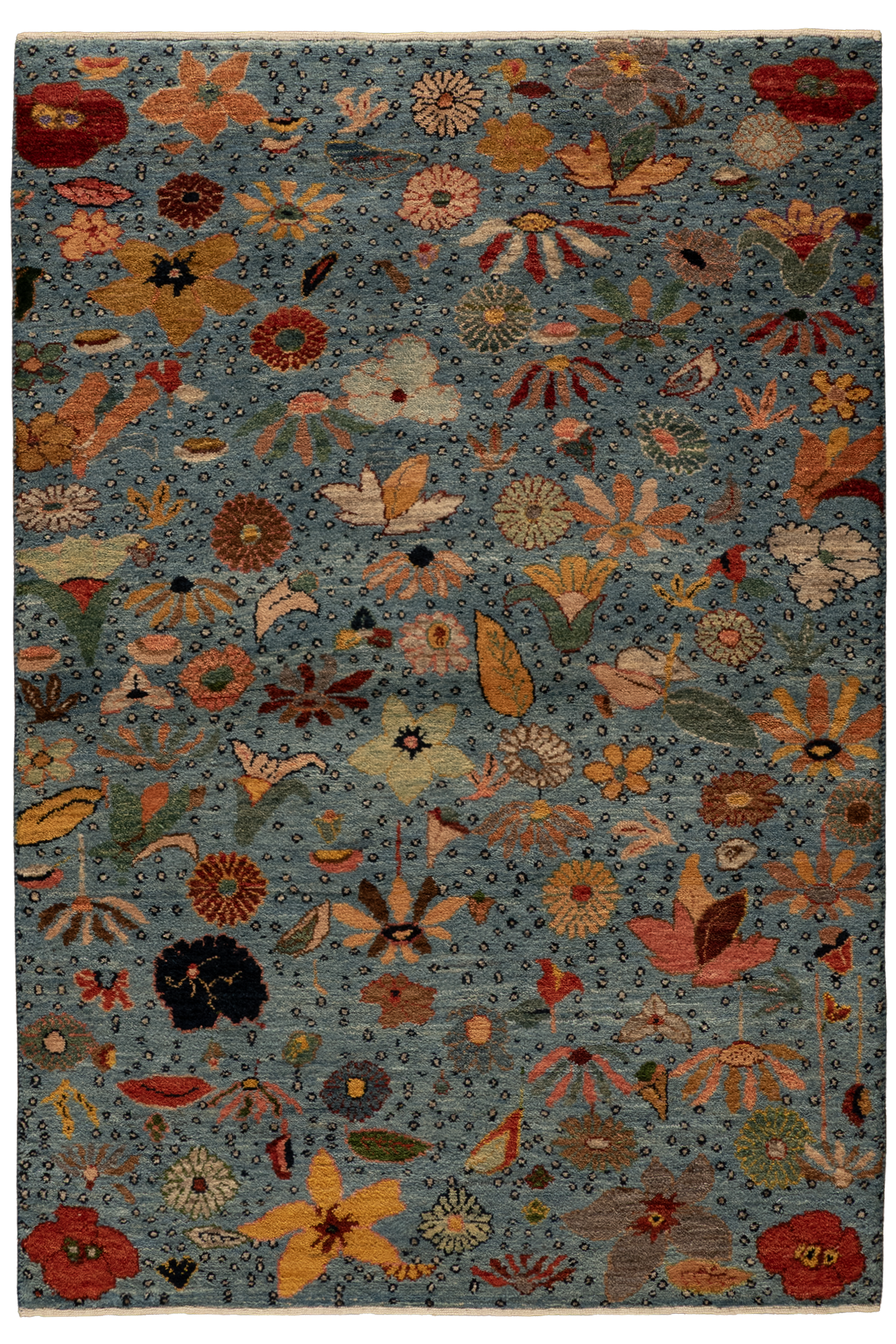 Gabbeh Teppichl-Unikat - Blütentanz