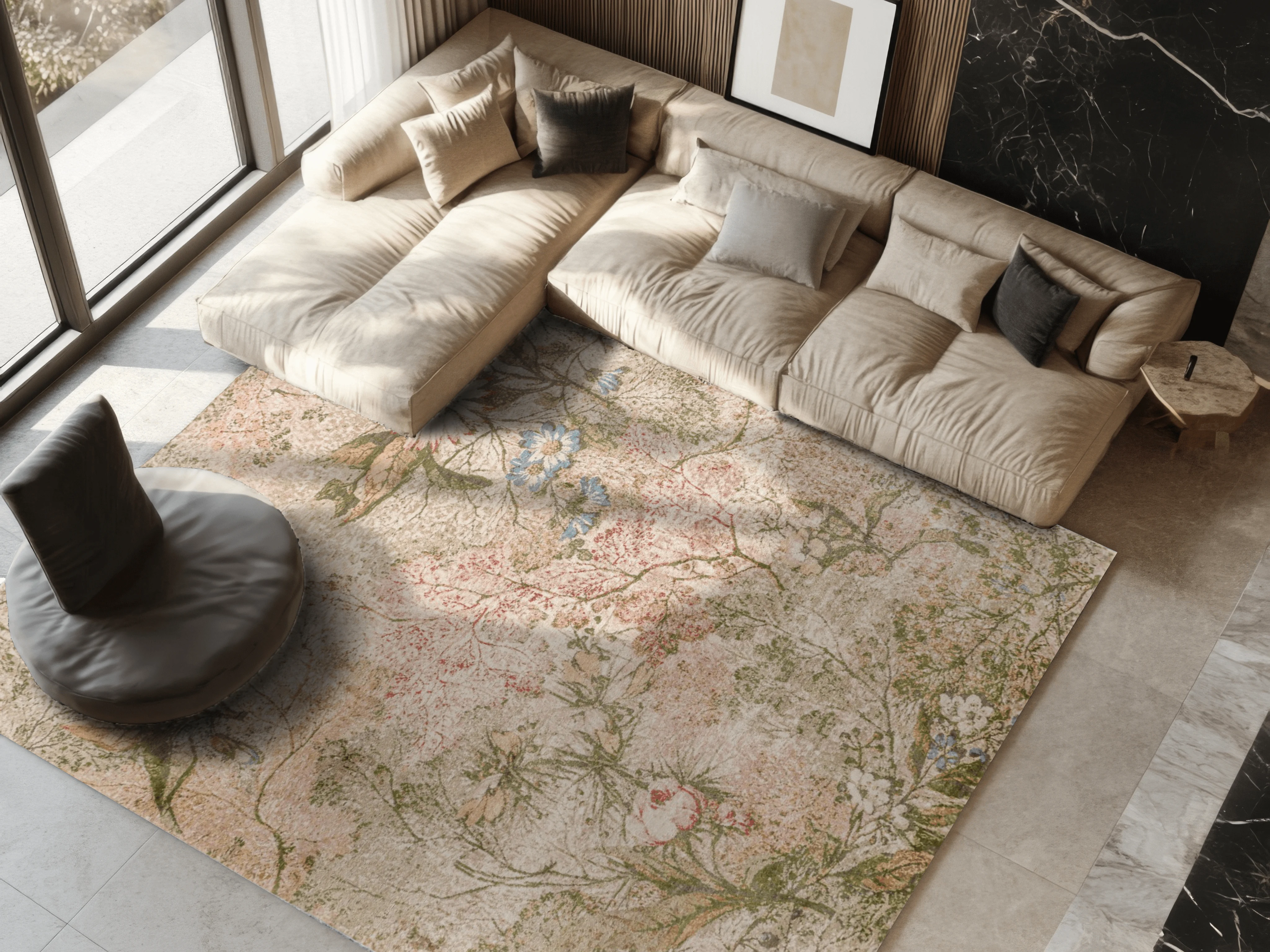 Jordan Masterpiece Designteppich - Wildflower