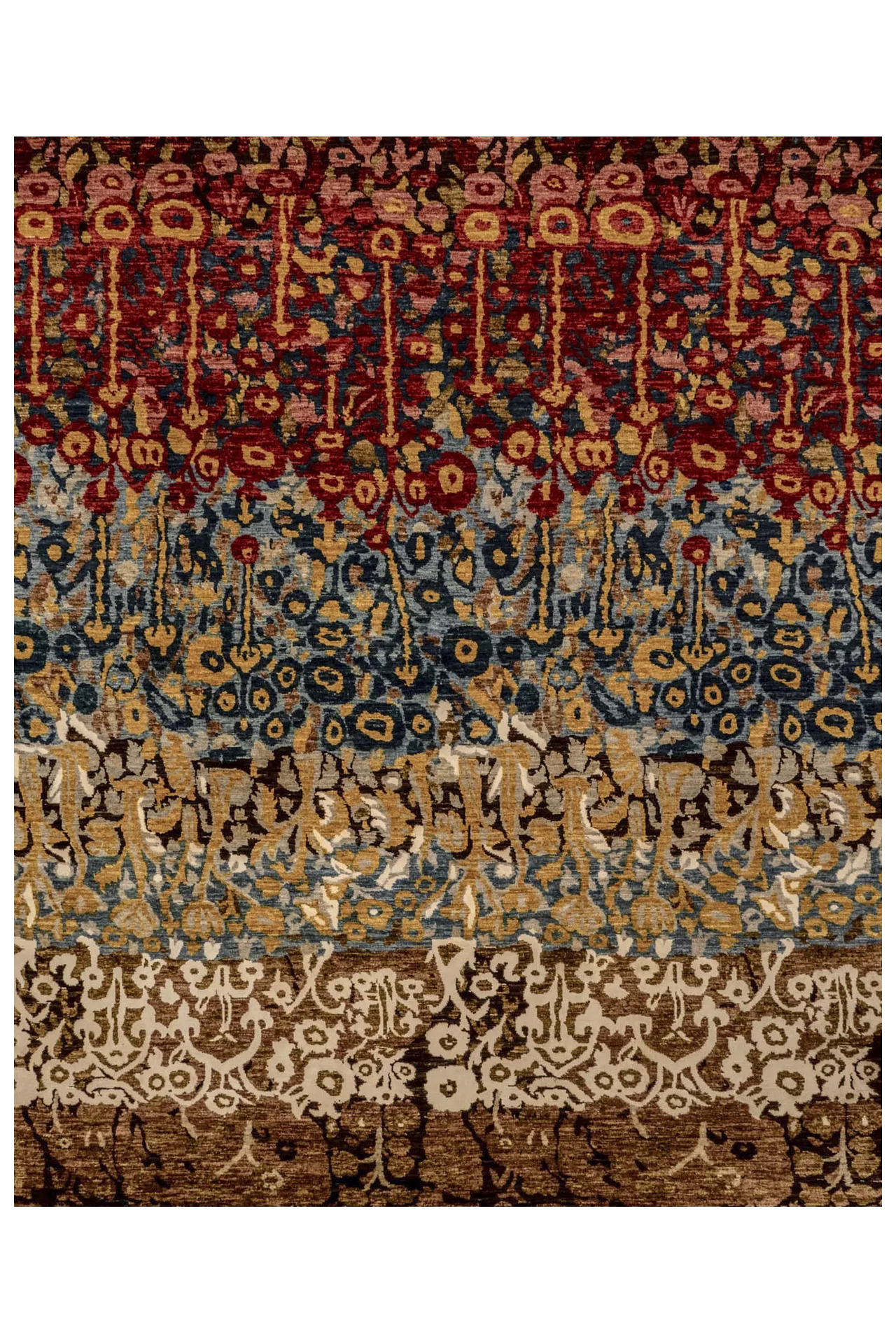 Design-Teppich - Flowergarden