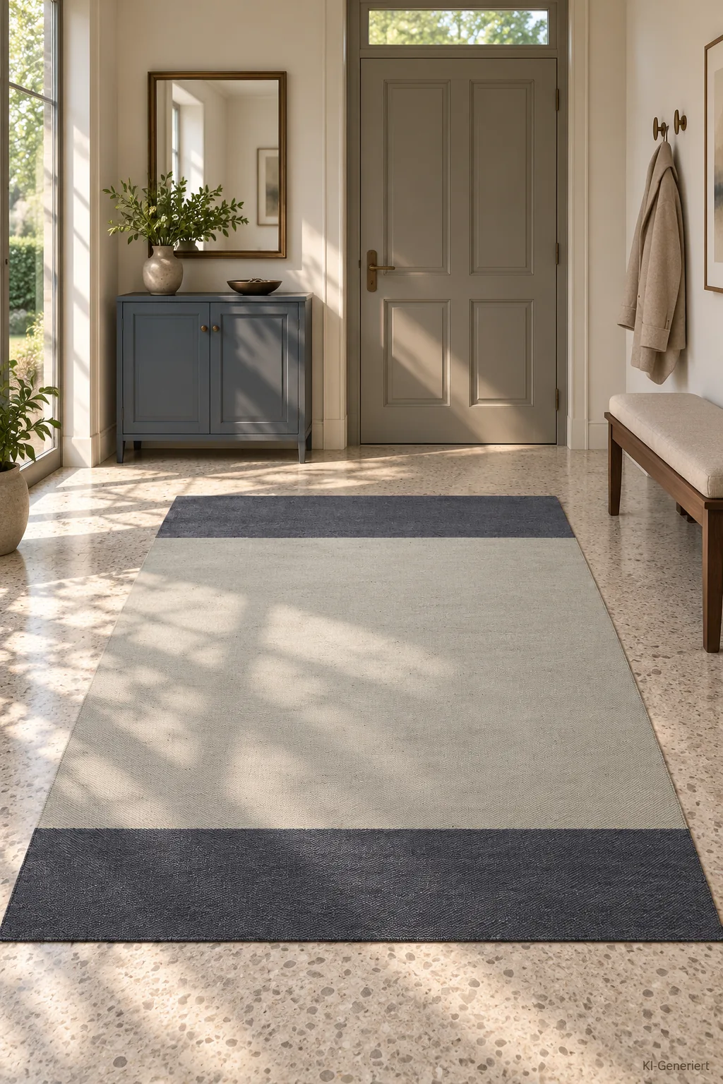 Kelim Teppich - Greyborder