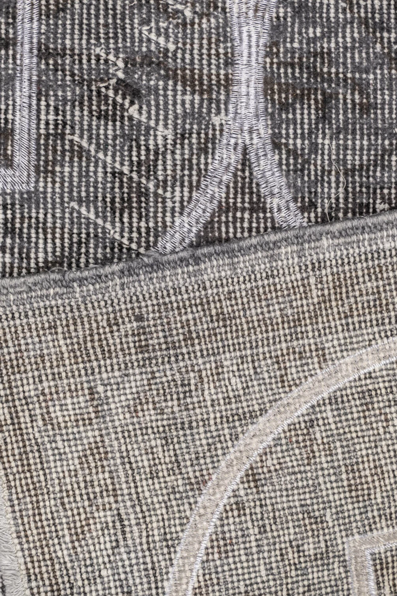 Jordan Collection Vintage Teppich - Grey Circles