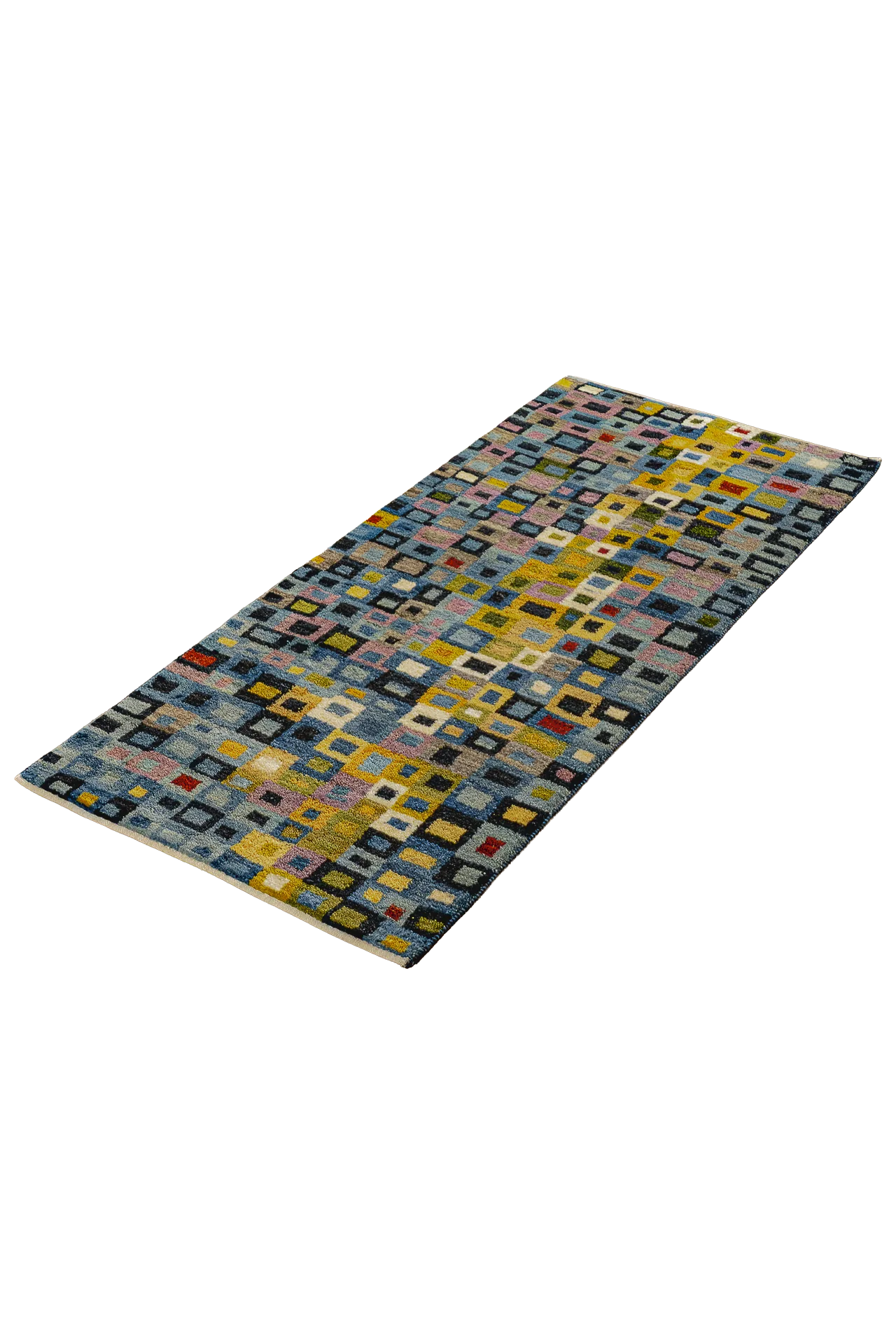 Gabbeh Teppichläufer - Mosaik der Farben