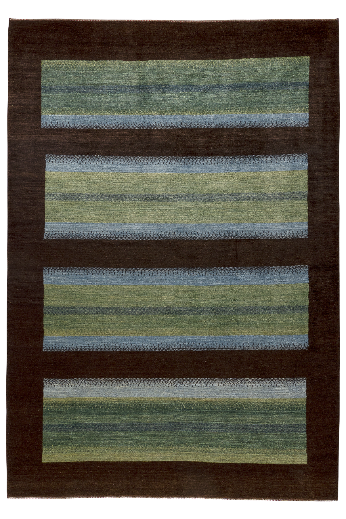 Gabbeh Teppich-Unikat - Feldlinien