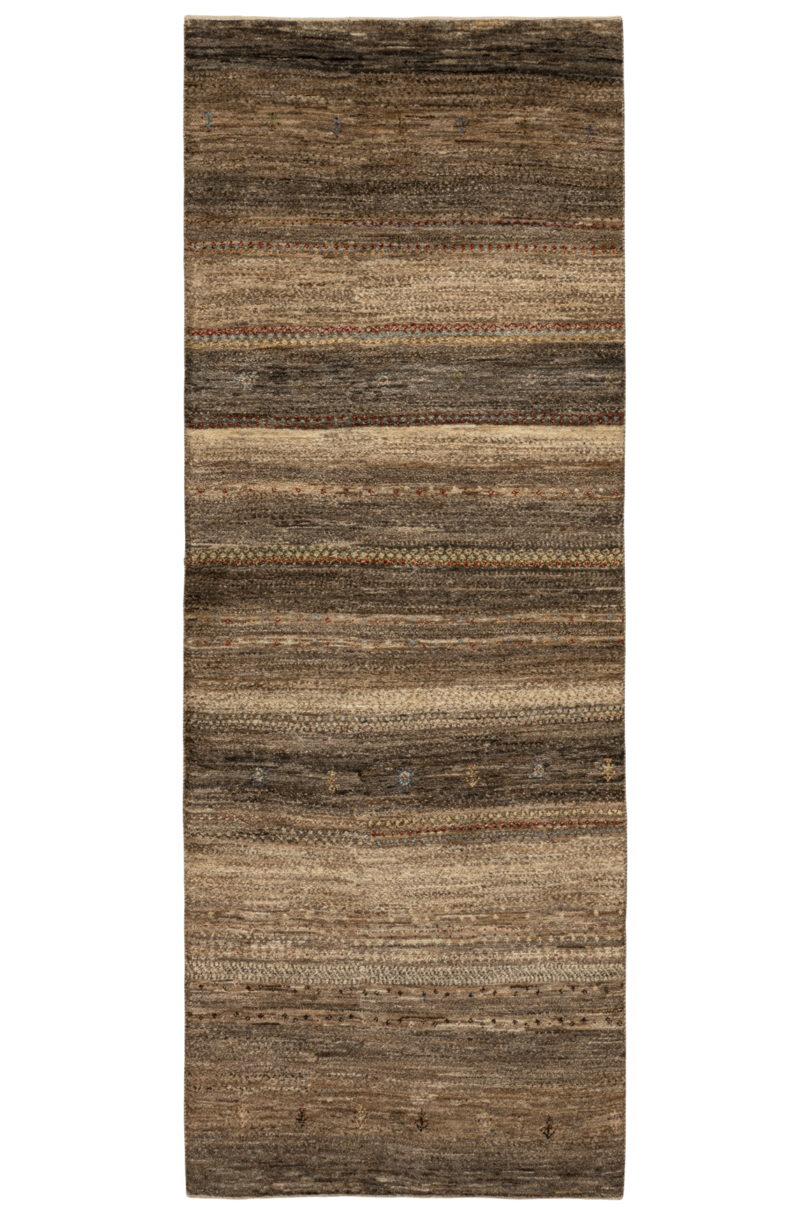 Gabbeh Teppichläufer - Kieselsteine