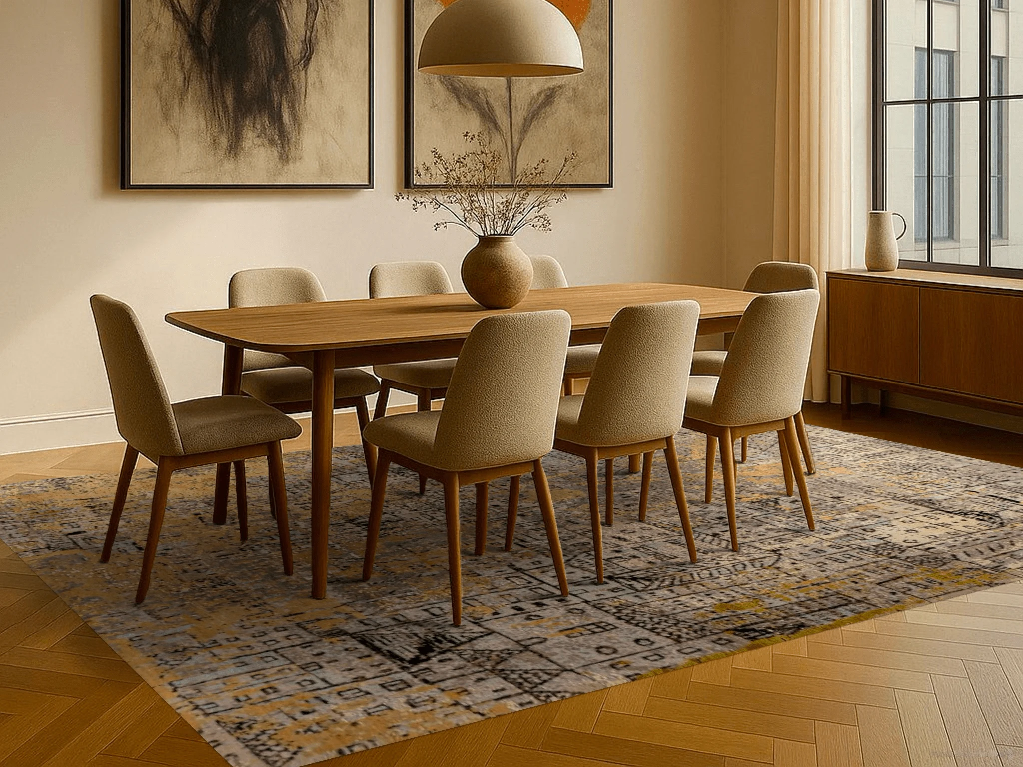 Design Teppich - City of Art