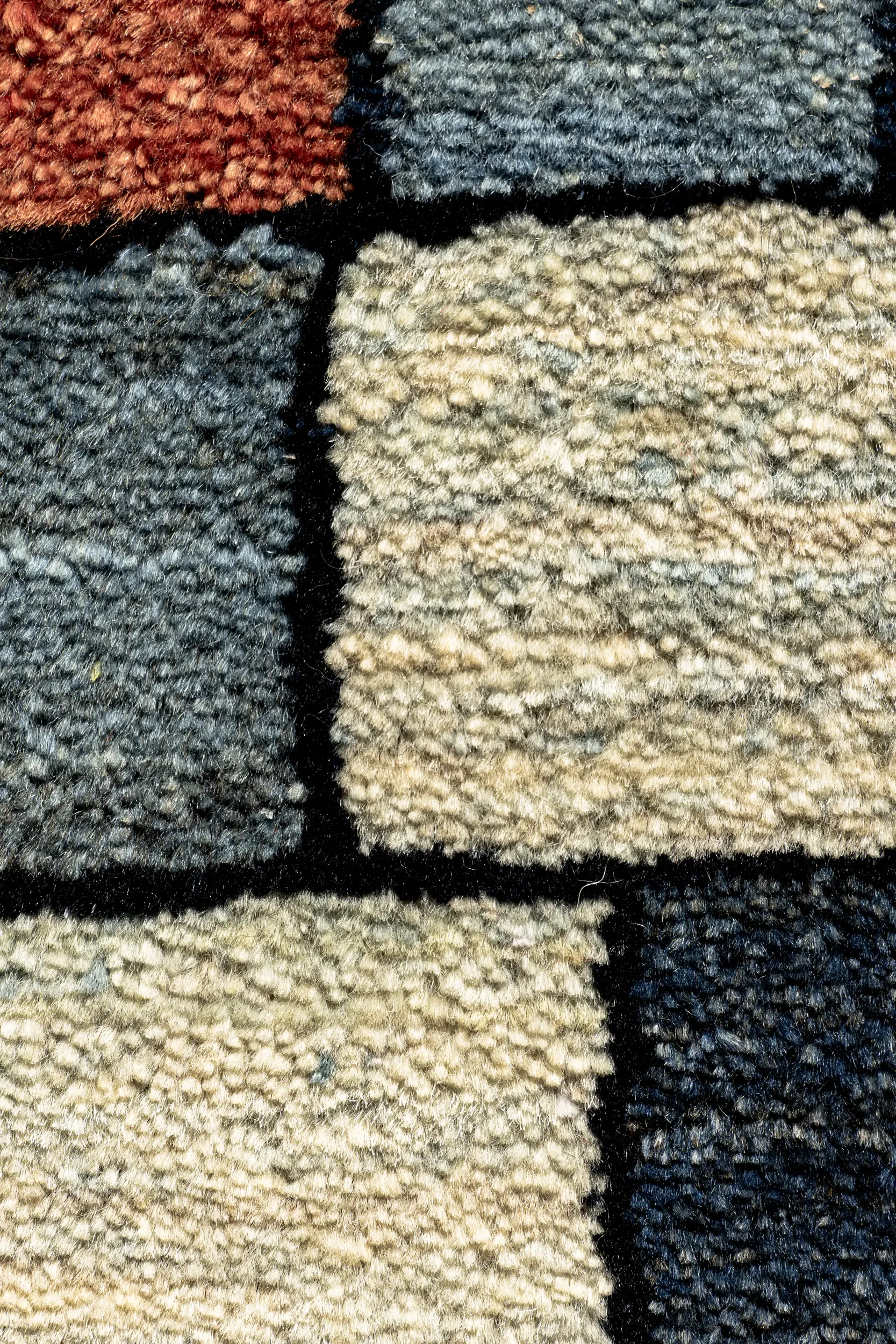 Gabbeh Teppichläufer - Mosaikpfad