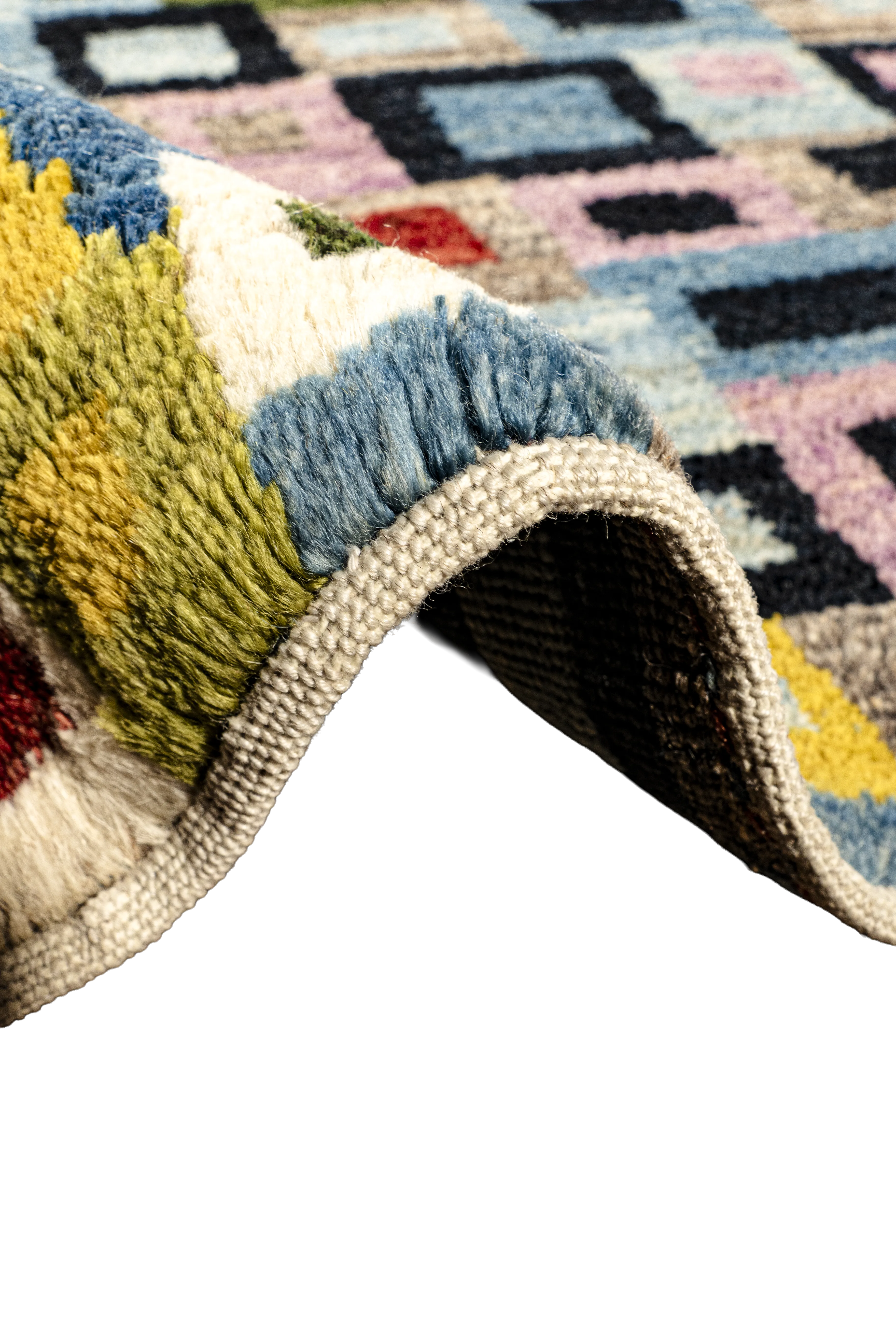 Gabbeh Teppichläufer - Mosaik der Farben