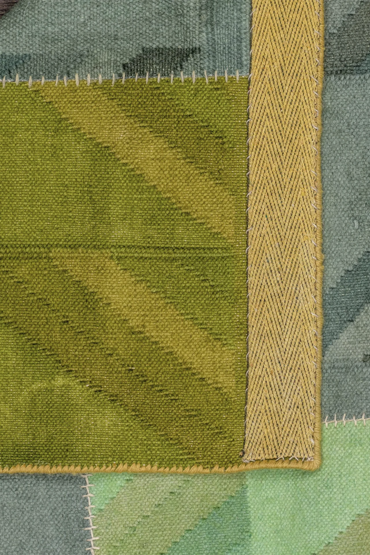 Kelim Teppich - Patchwork Alphabet