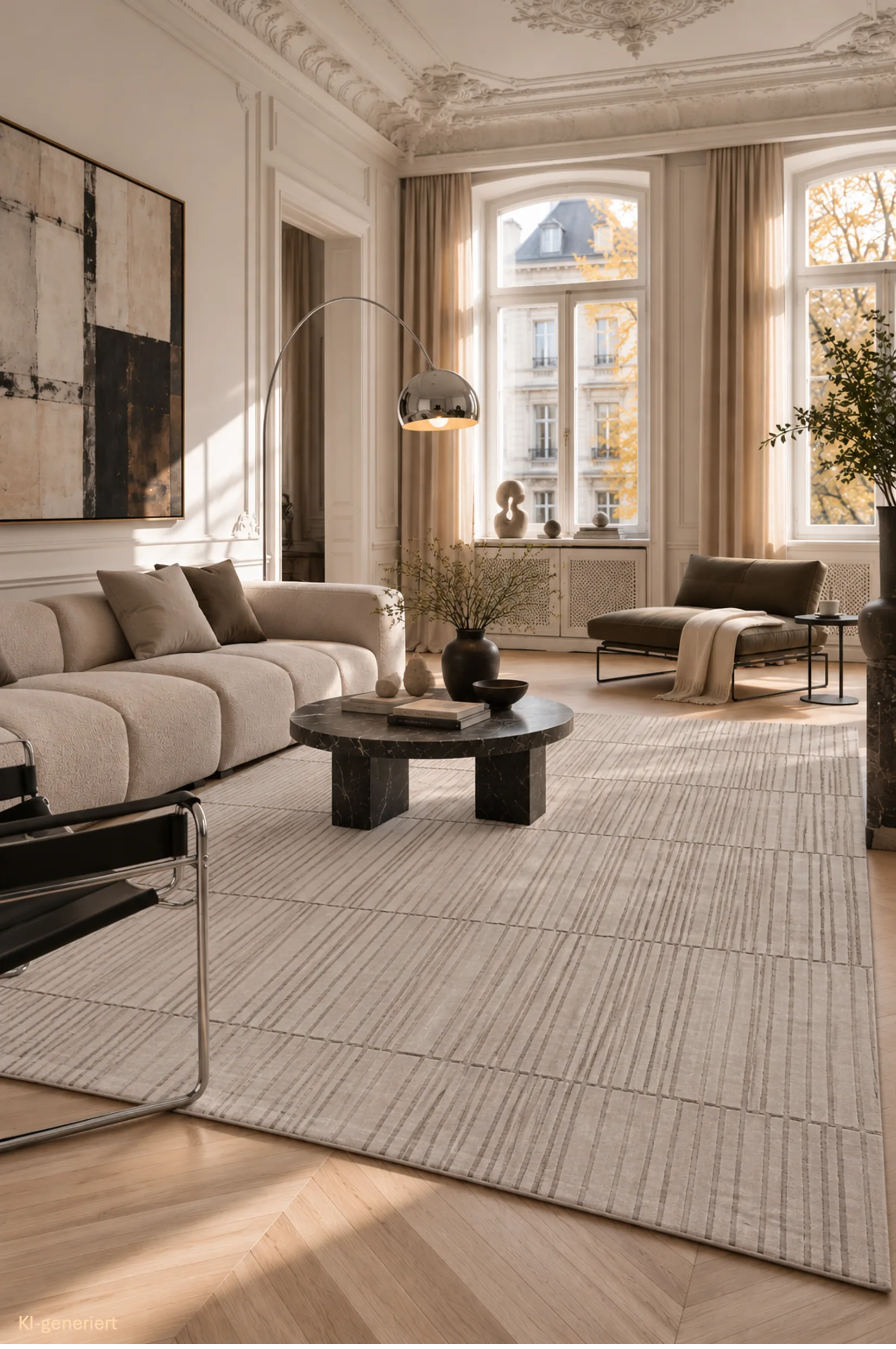 Jordan Collection Designteppich - Lines & Structures