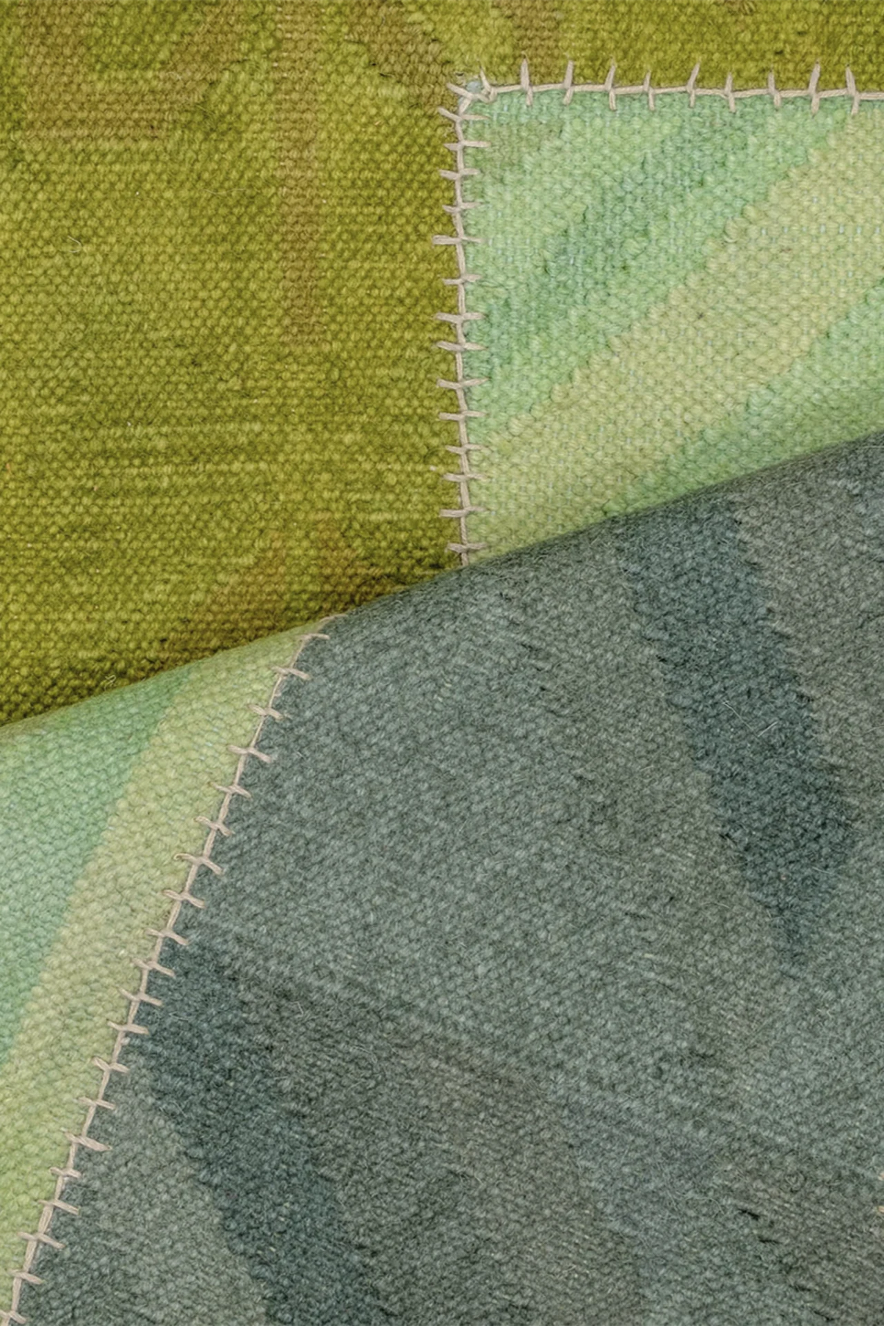 Kelim Teppich - Patchwork Alphabet