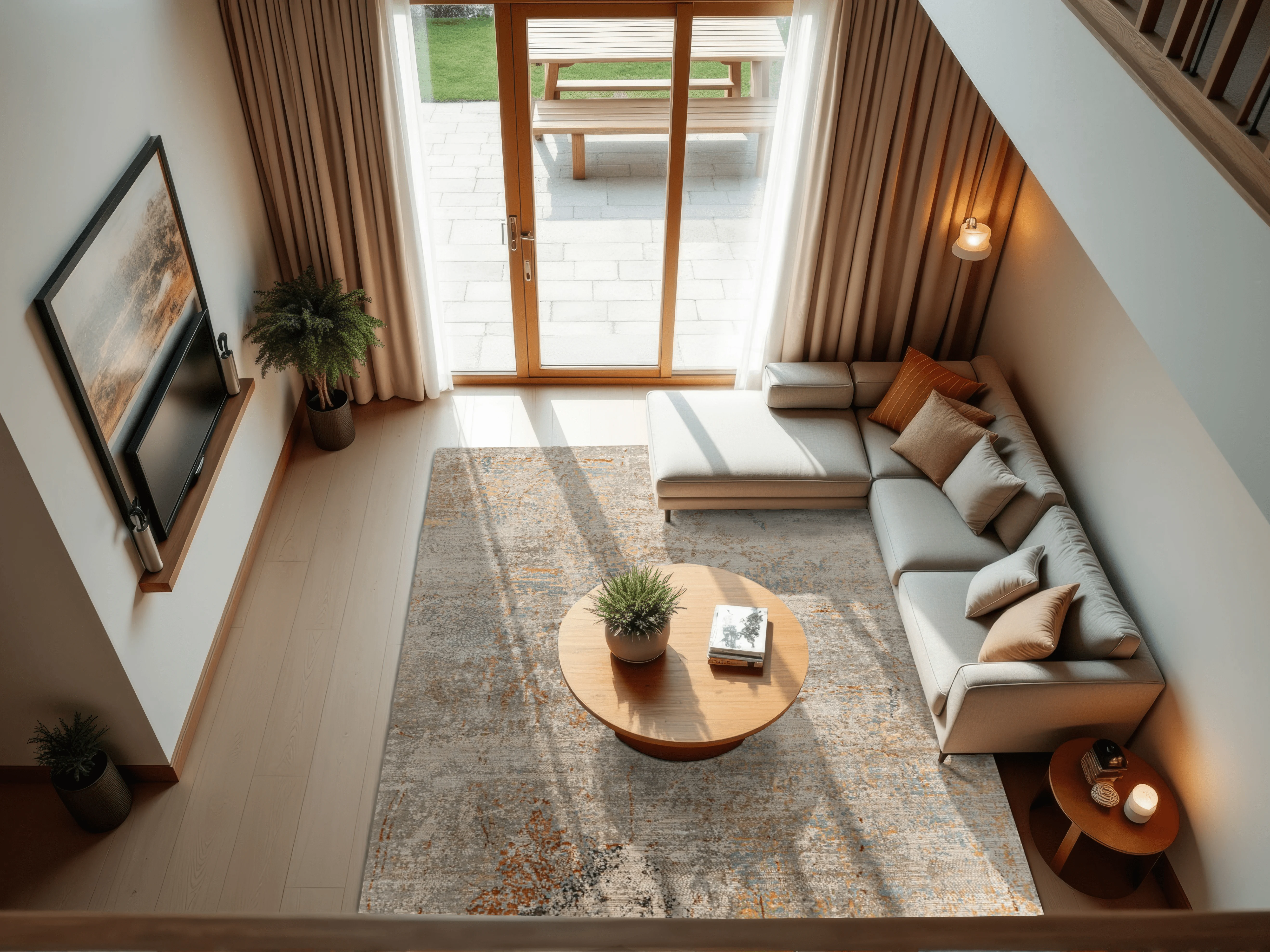 Design-Teppich - Honey