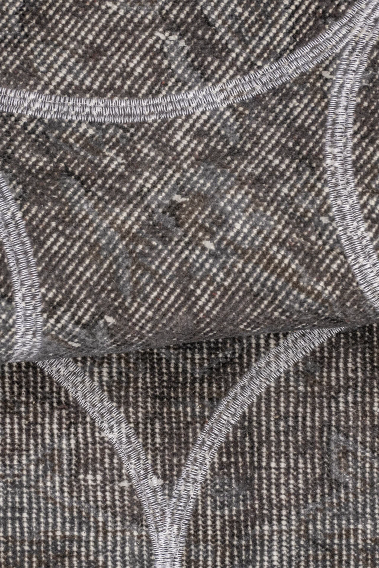 Jordan Collection Vintage Teppich - Grey Circles