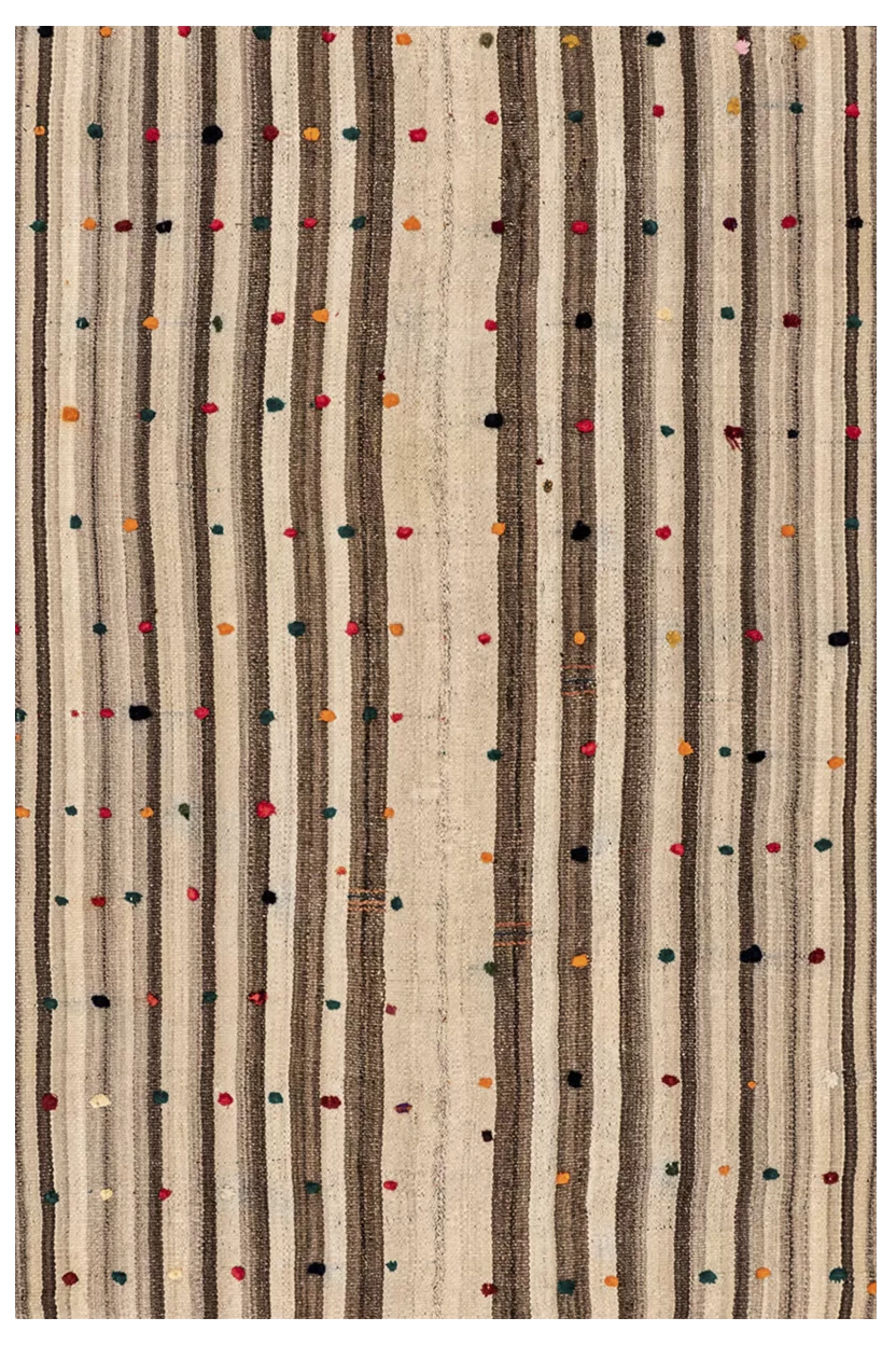 Kelim Sandtanz - Handgewebter Teppich aus Schurwolle