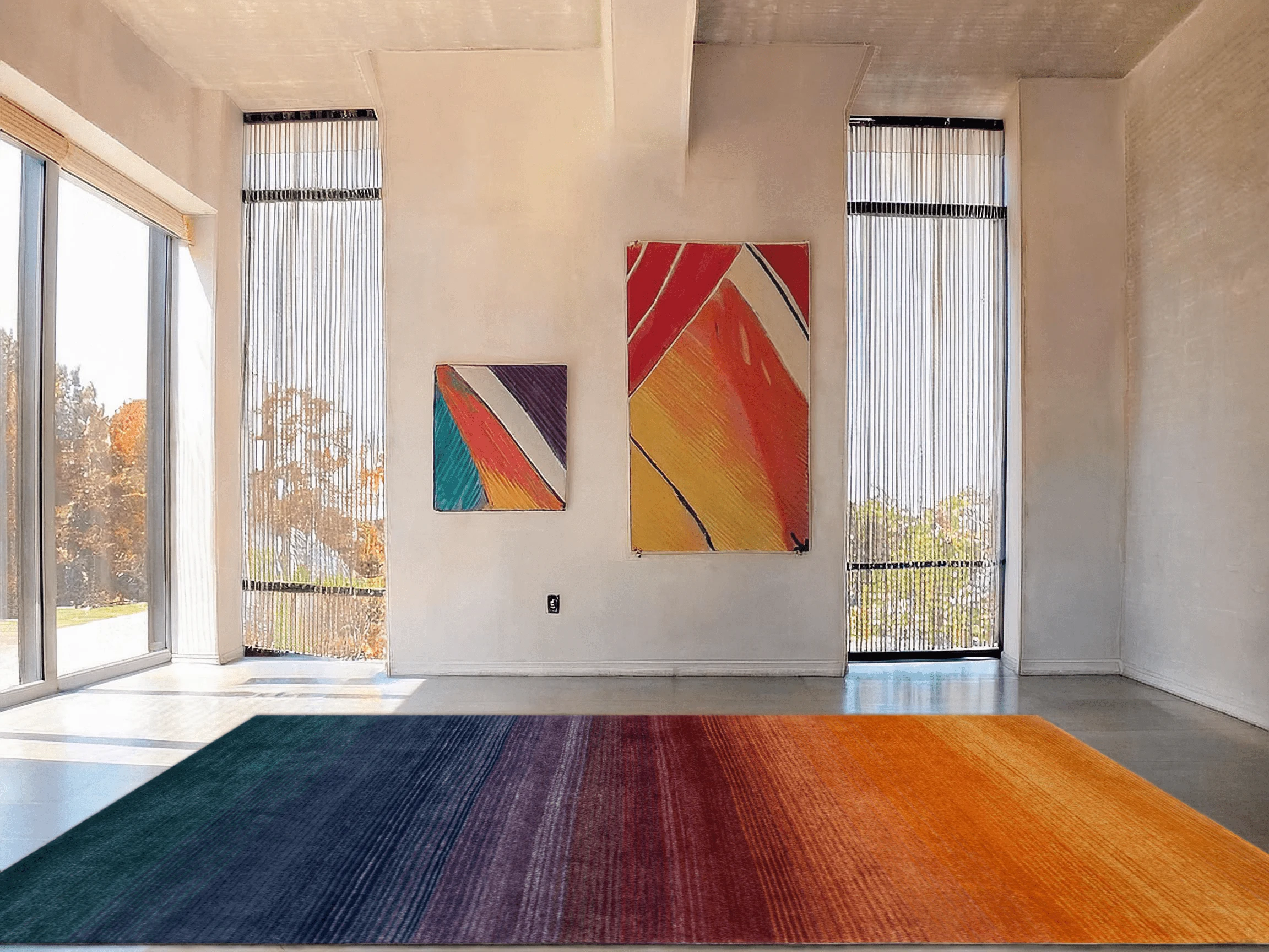 Jan Kath Teppich - Spectrum Purple