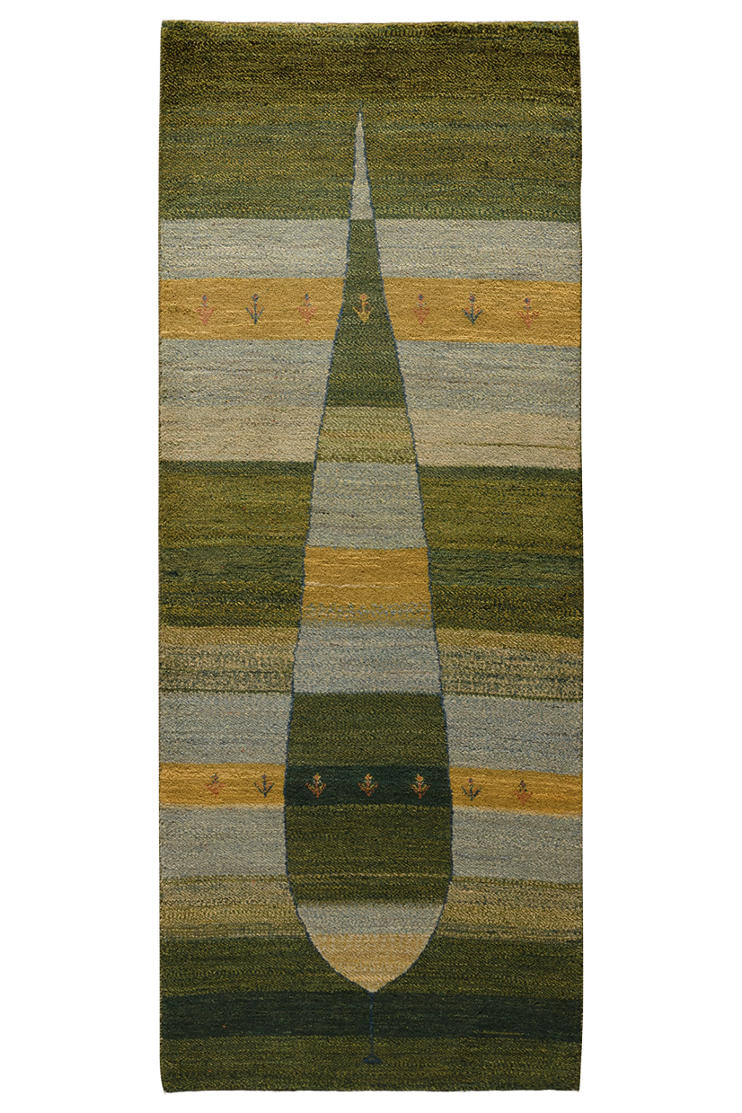 Gabbeh Teppichläufer - Weidezypresse