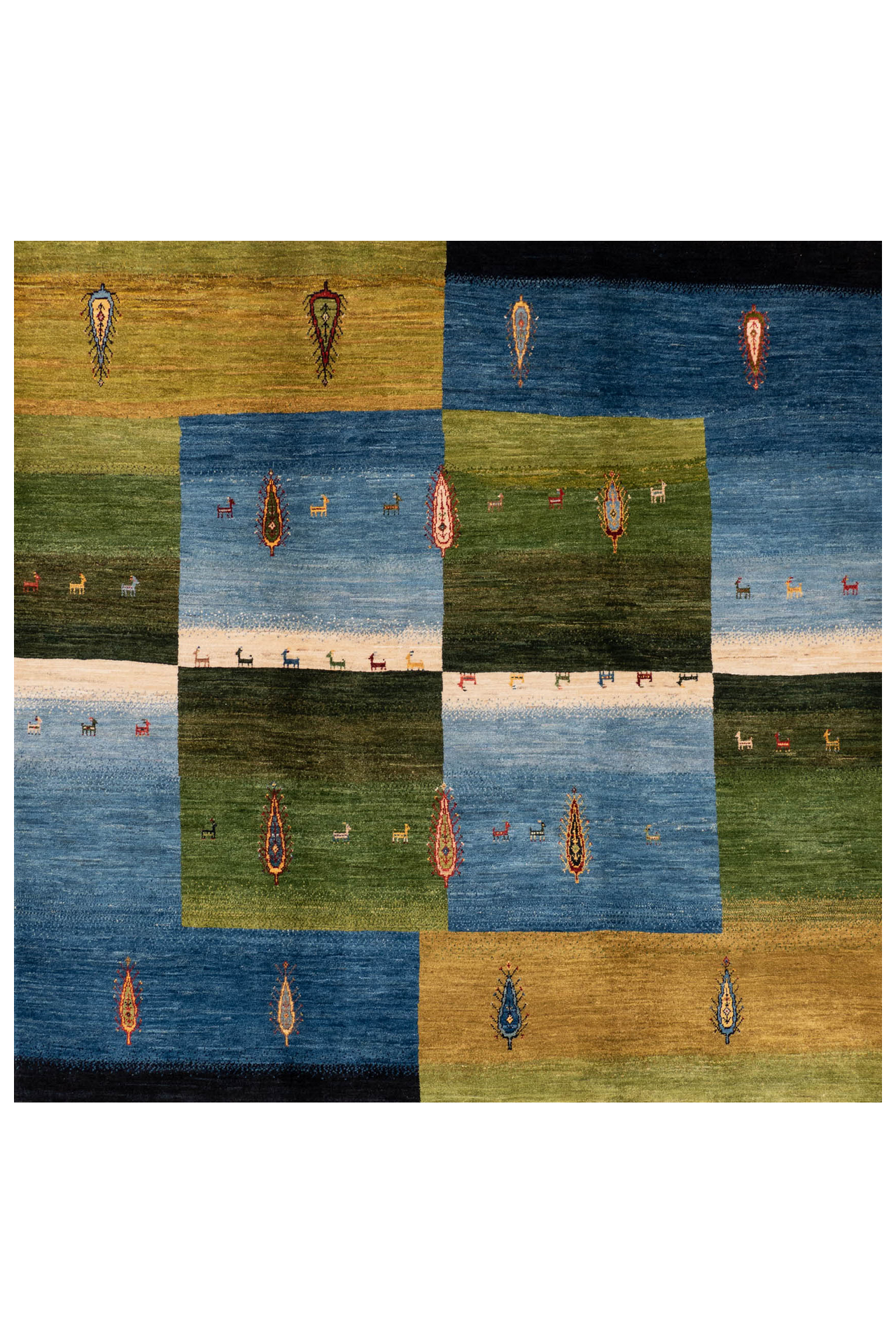 Gabbeh Teppich-Unikat - Spiegel des Himmels