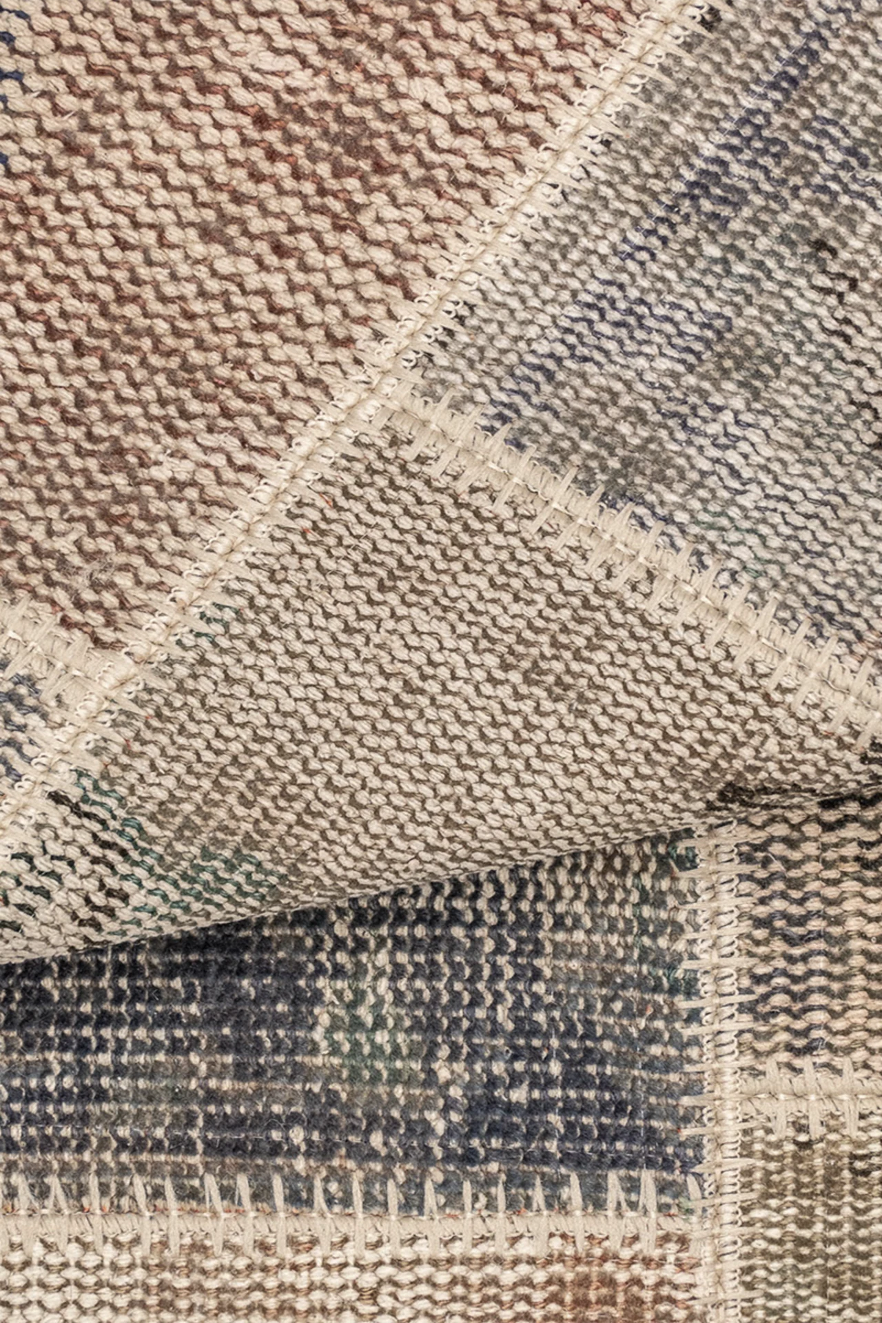 Jordan Collection Vintage Teppich - Patchwork Beige