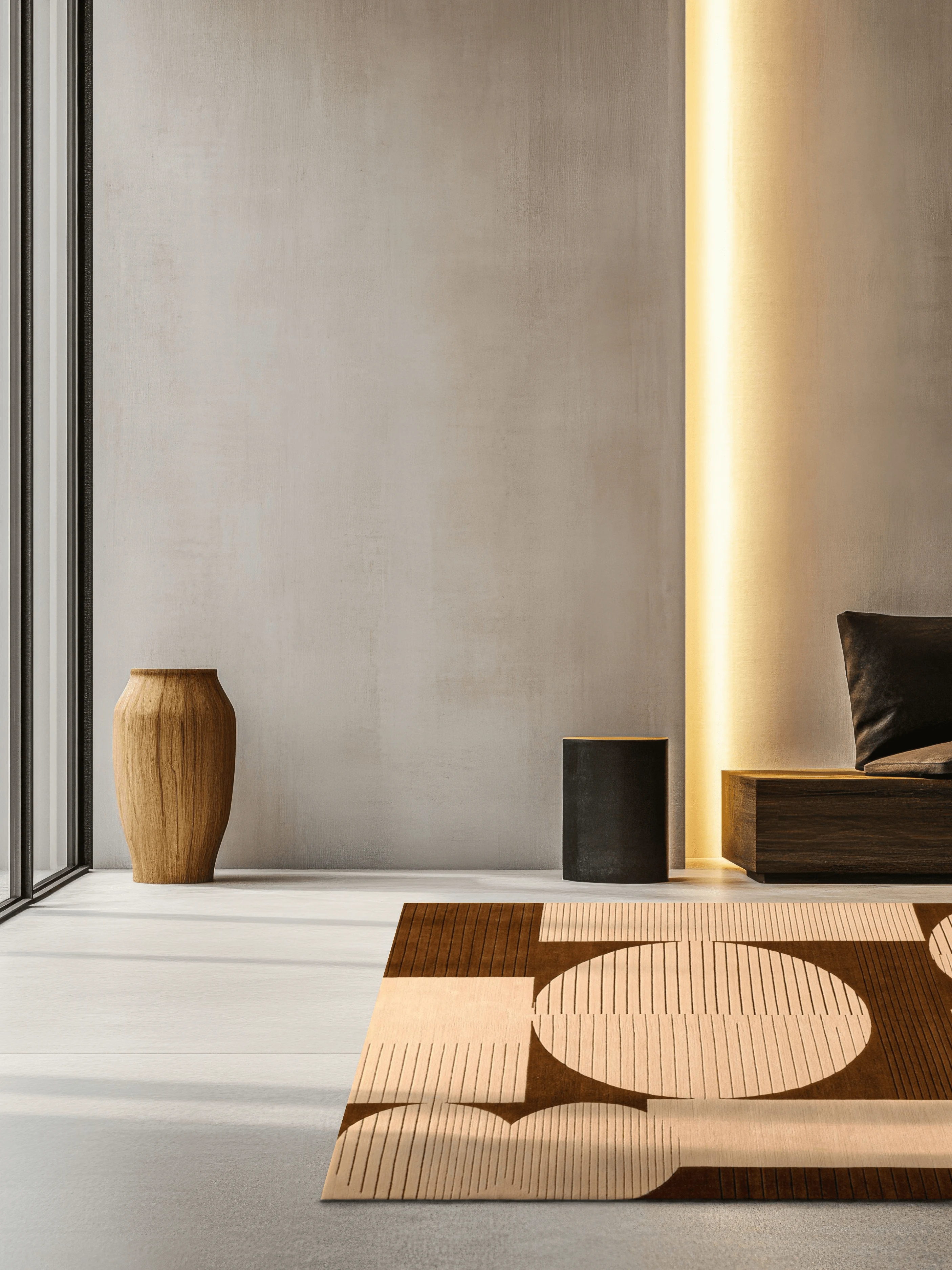 Jordan Collection Designteppich - Circles