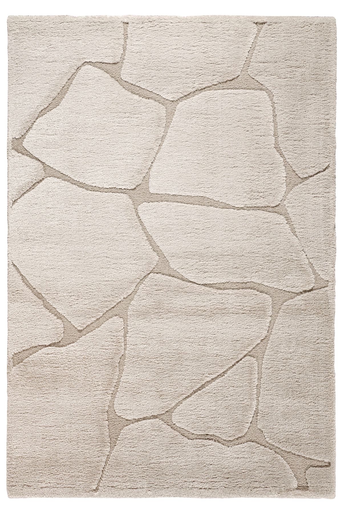 Flauschiger Teppich - Stone