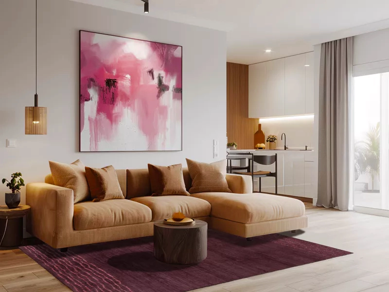 Design-Teppich - Polkerdots