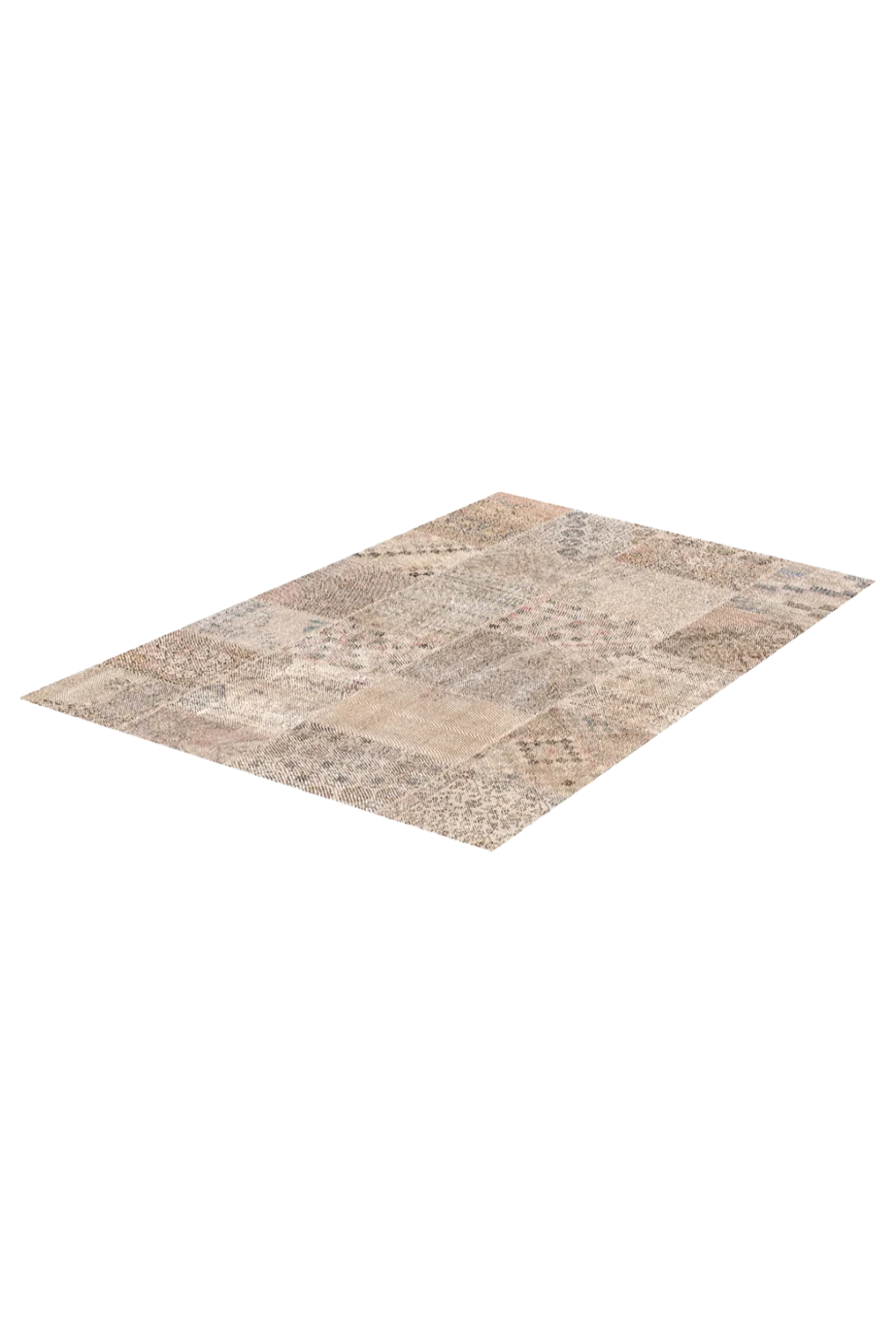 Jordan Collection Vintage Teppich - Patchwork Sand