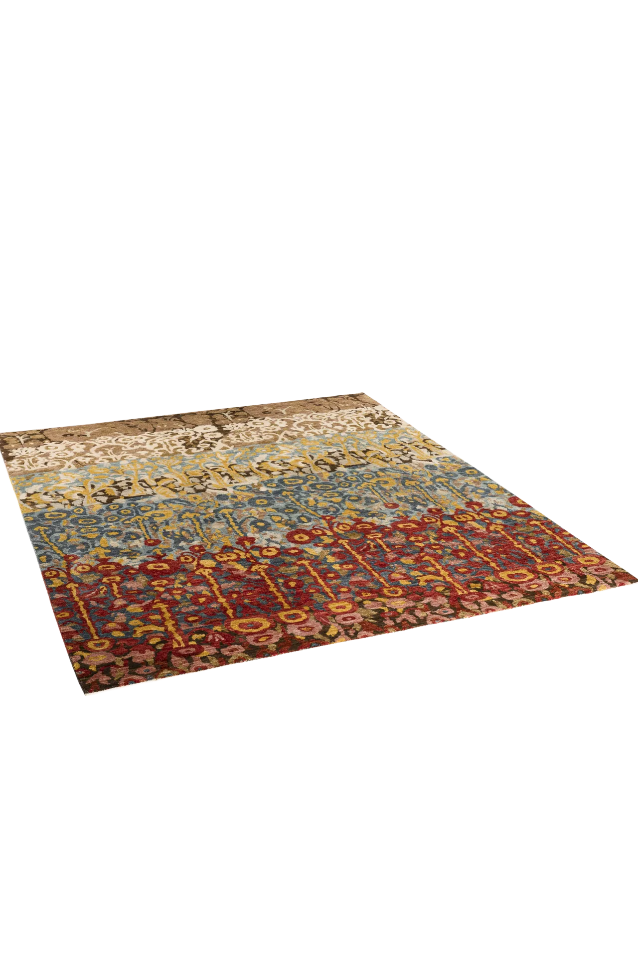 Design-Teppich - Flowergarden