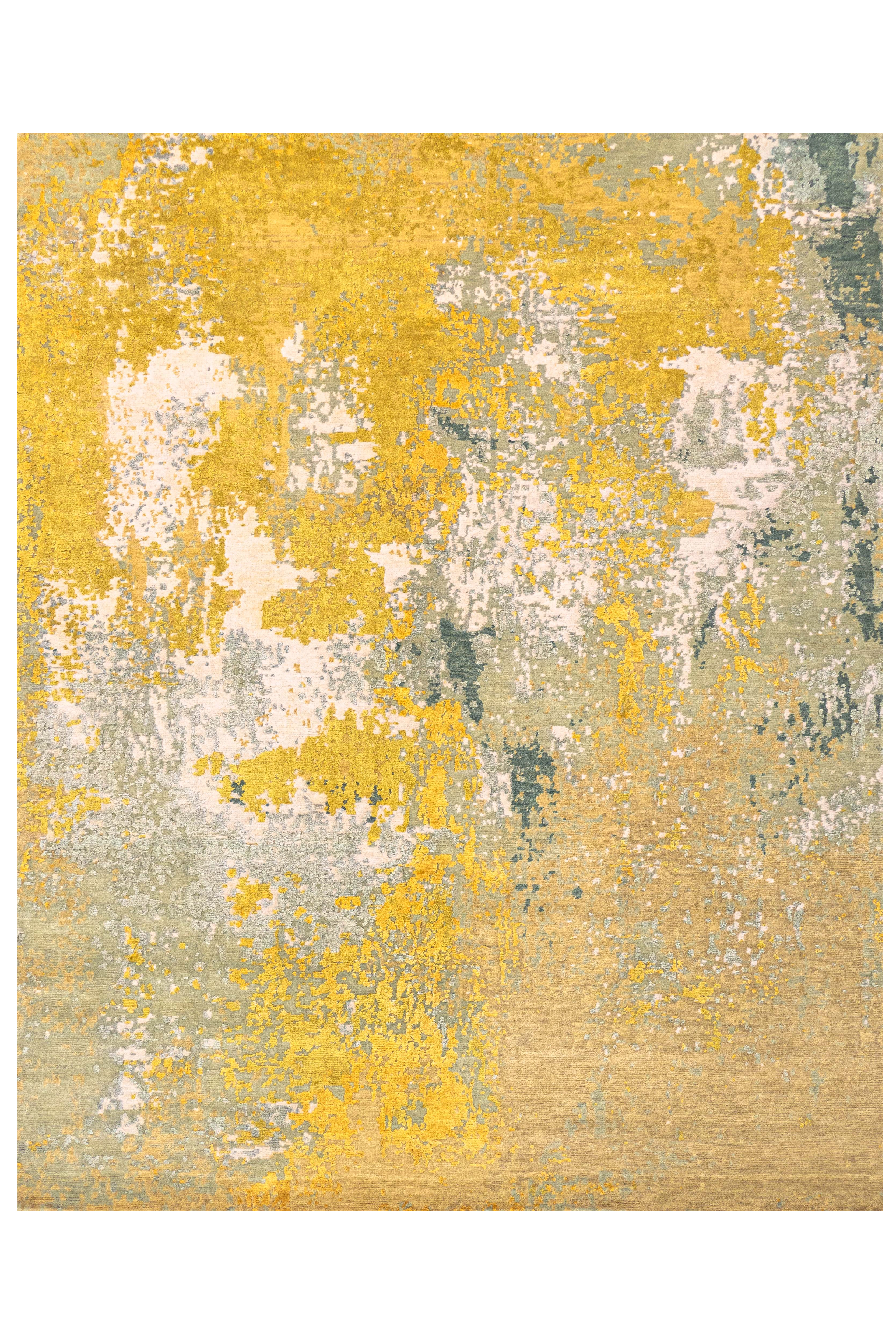 Design-Teppich - Golden