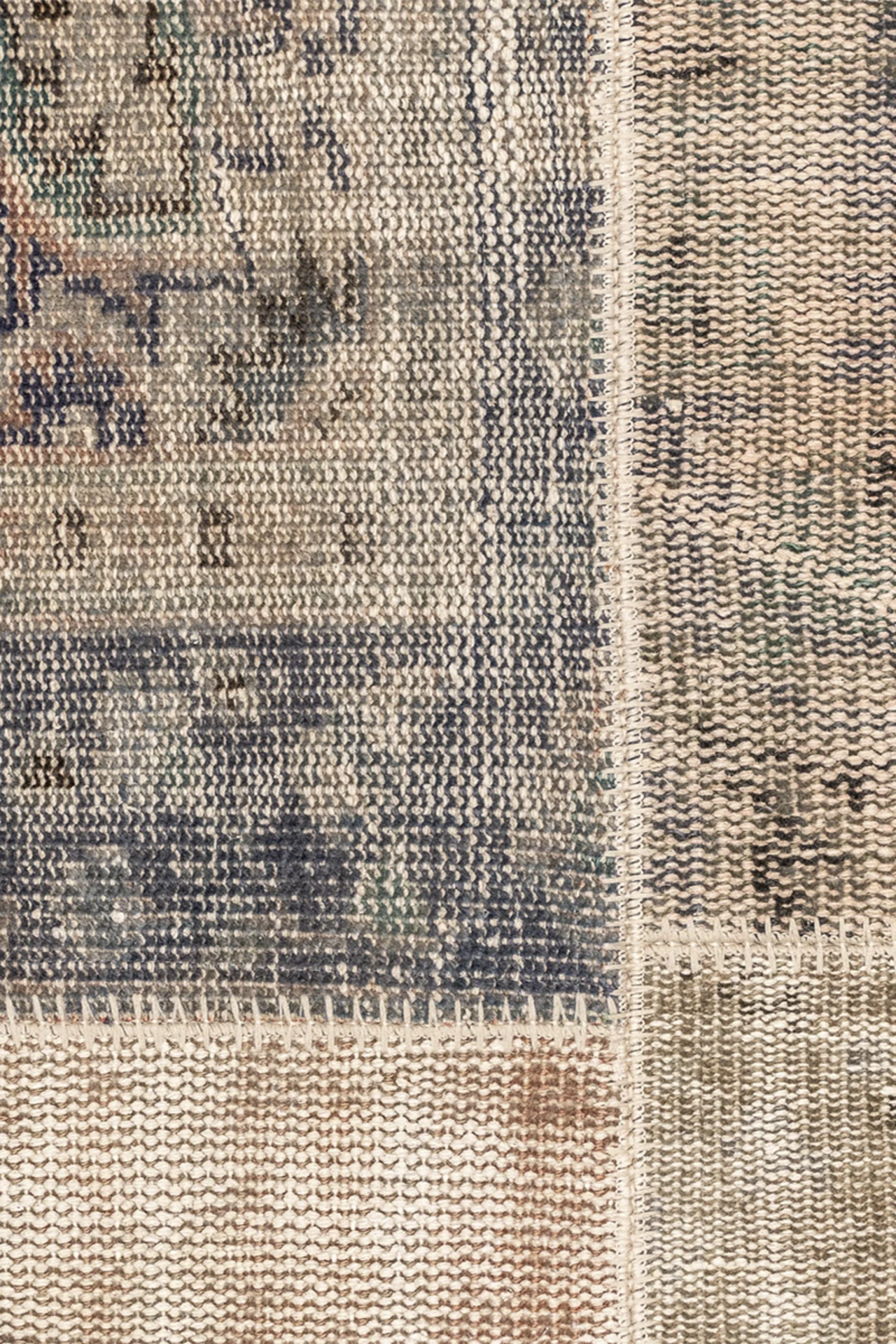 Jordan Collection Vintage Teppich - Patchwork Beige