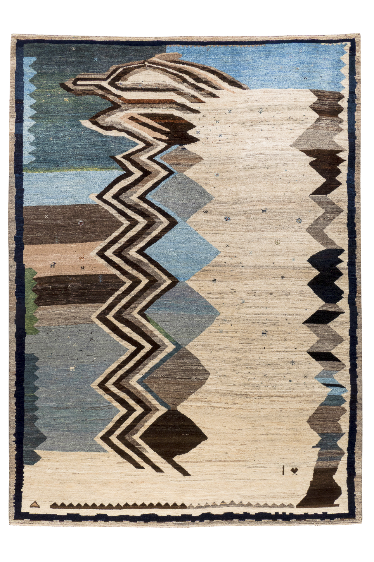 Gabbeh Teppich-Unikat - Bergstrom