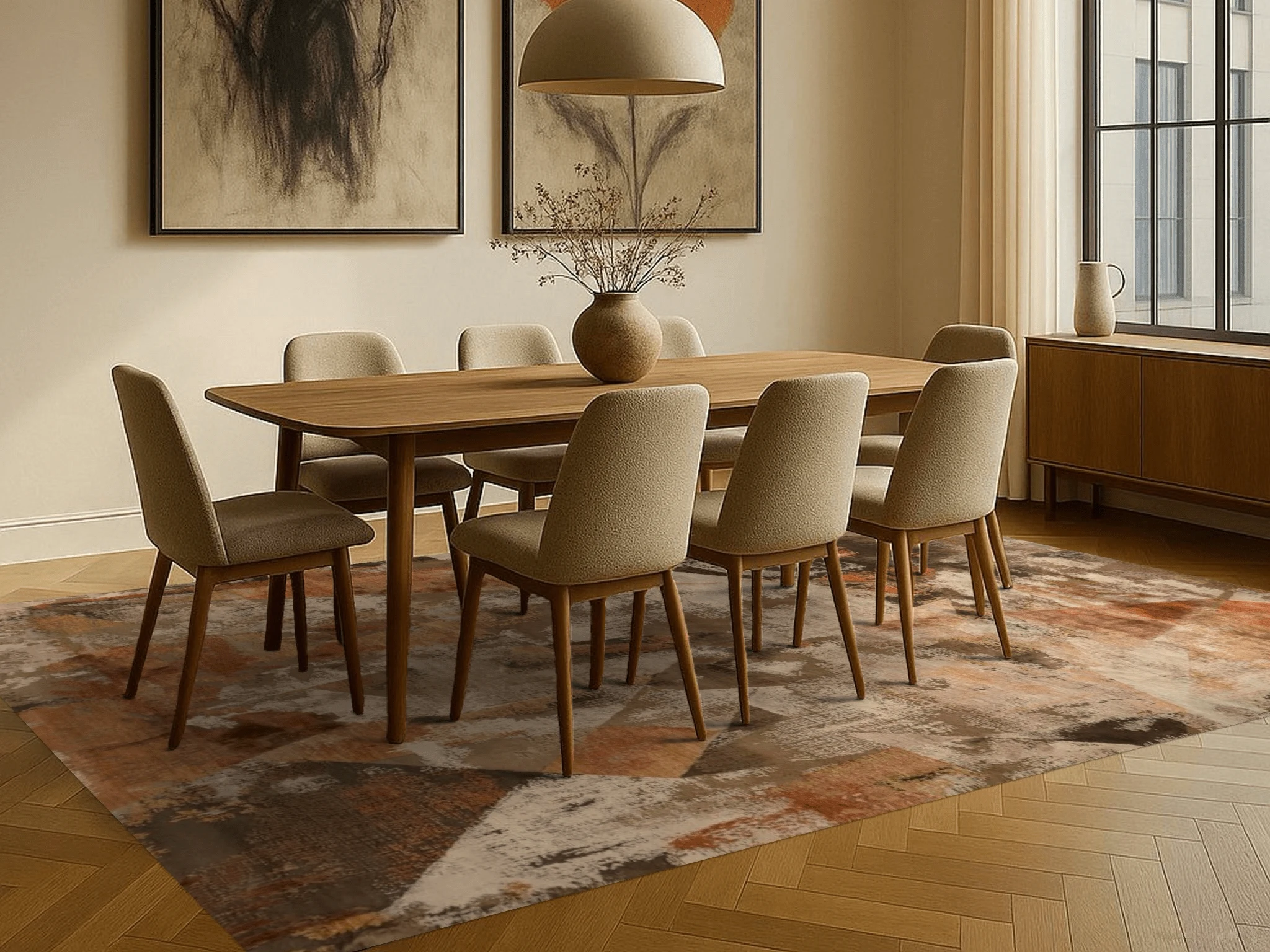 Jordan Collection Designteppich - Fragmenta