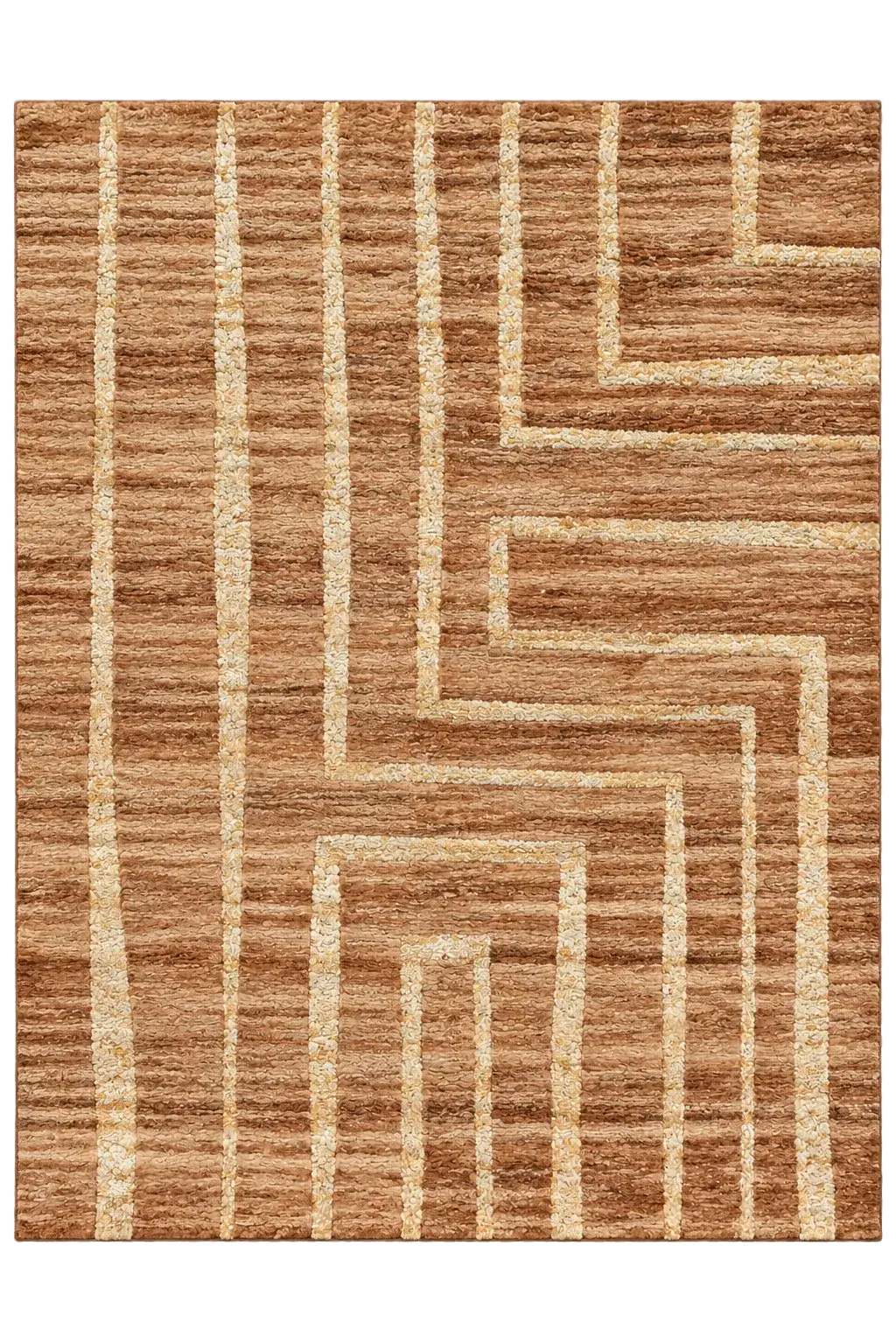 Jordan Collection Designteppich - Terracotta Trace