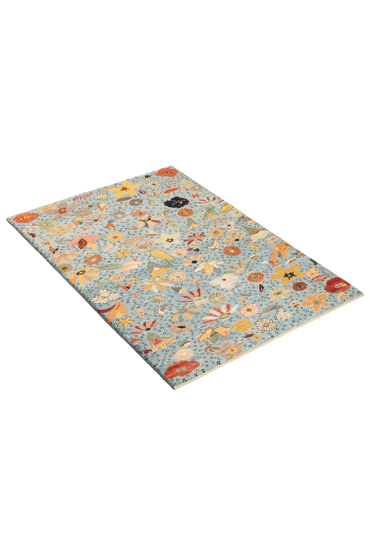 Gabbeh Teppichl-Unikat - Blütentanz