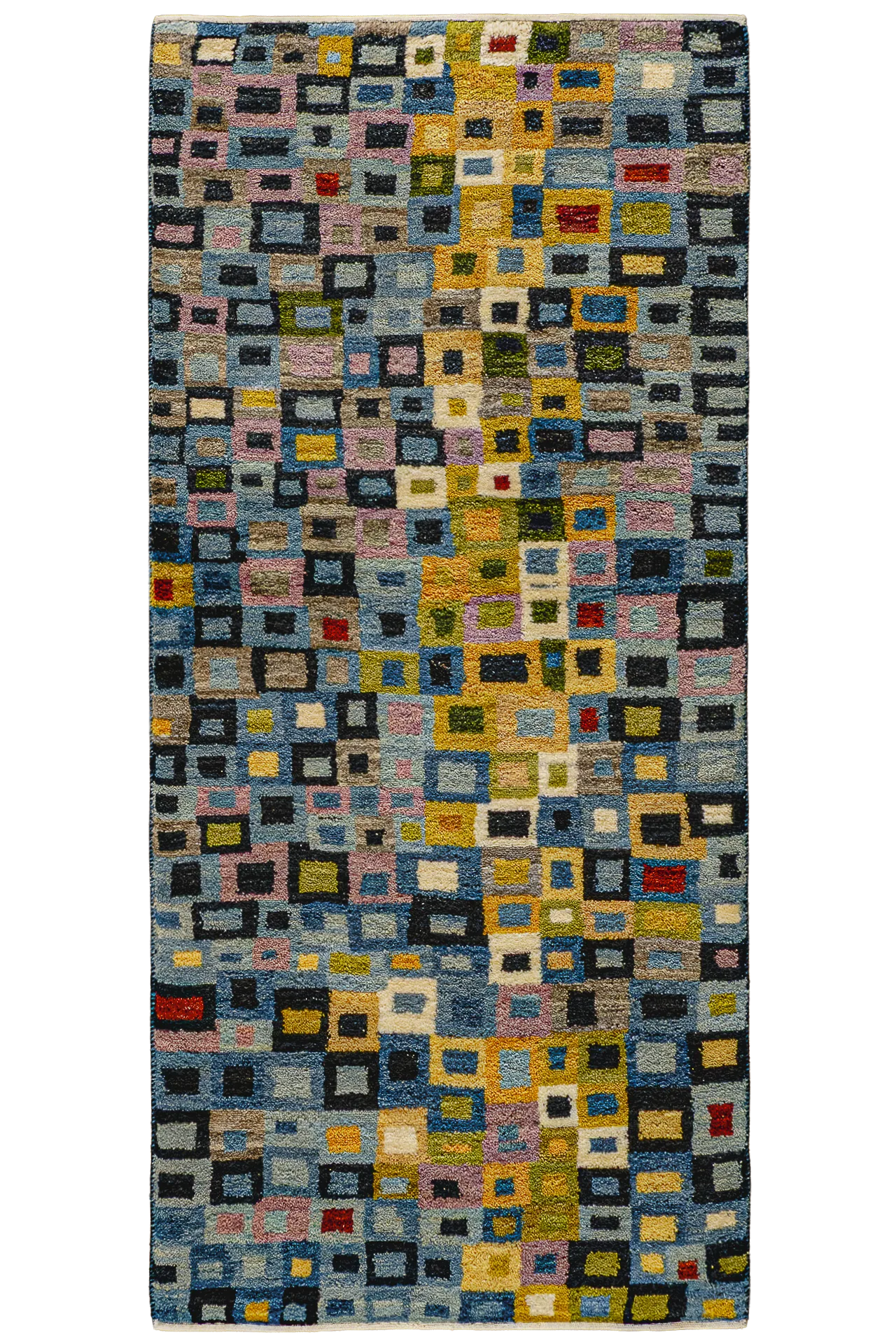 Gabbeh Teppichläufer - Mosaik der Farben