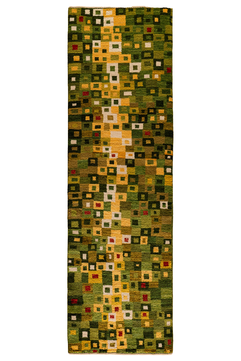 Gabbeh Teppichläufer - persische Mosaikfenster