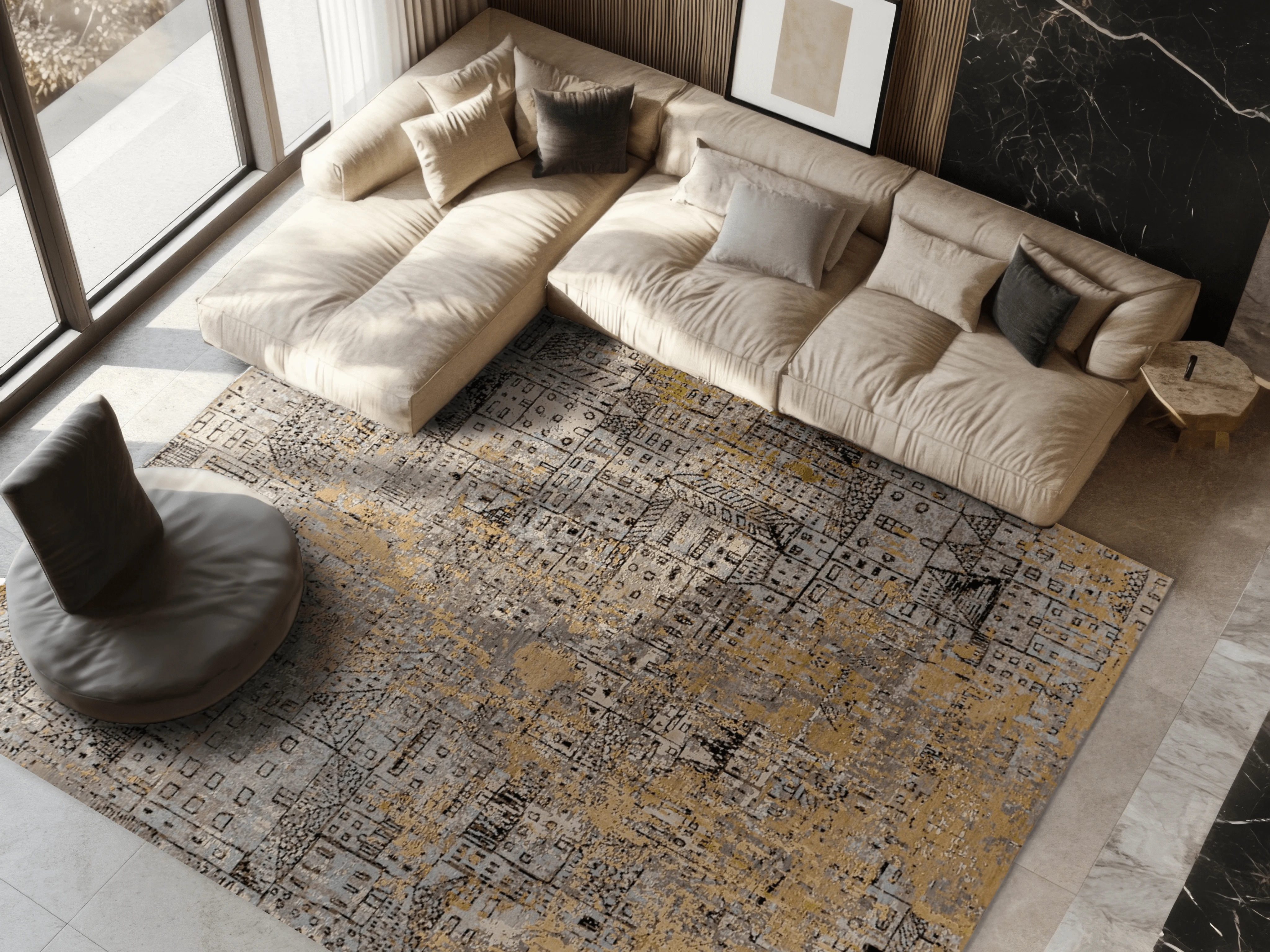 Design Teppich - City of Art