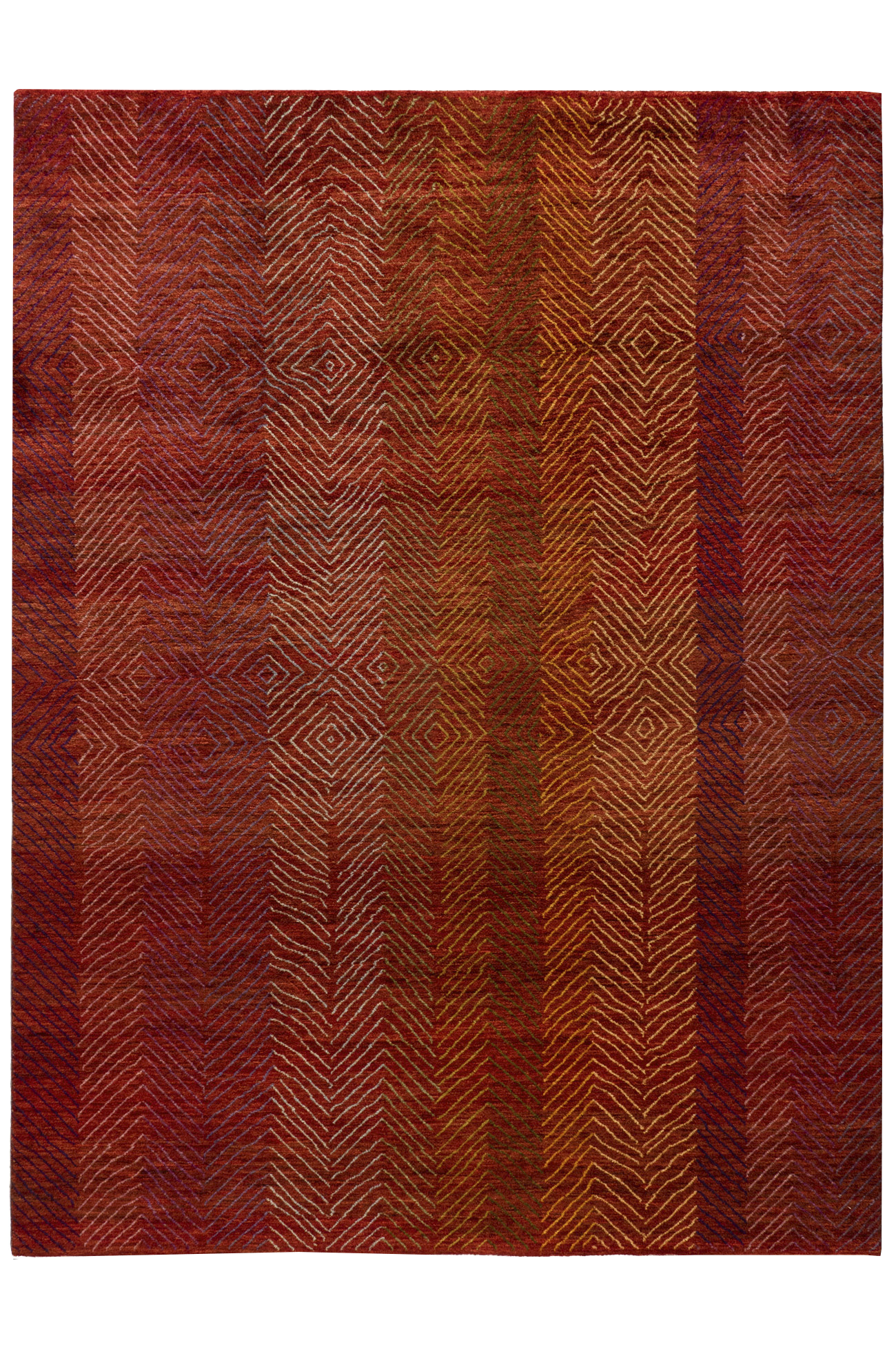 Gabbeh Teppich Unikat - Tribal