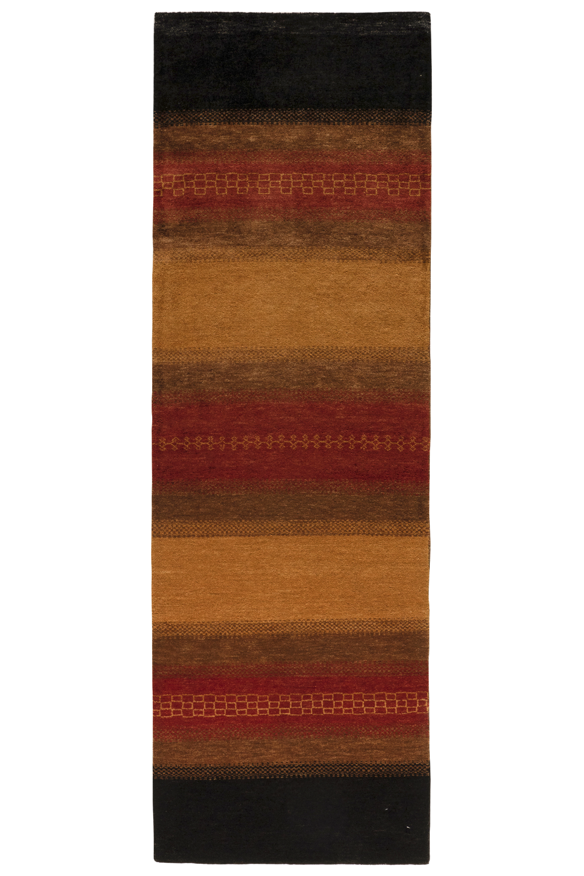 Gabbeh-Teppichläufer - Goldlines