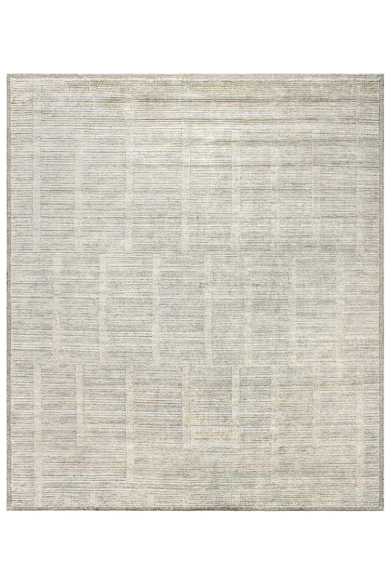 Design-Teppich - Hidden Geometry Silver