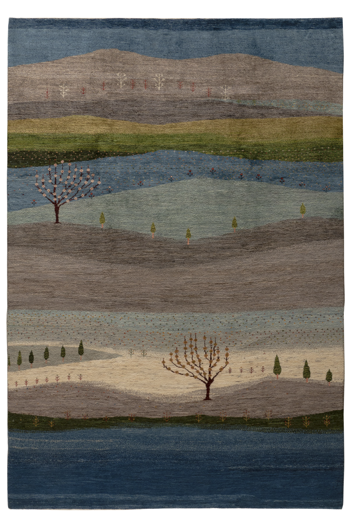 Gabbeh Teppich-Unikat - Oase der Ruhe