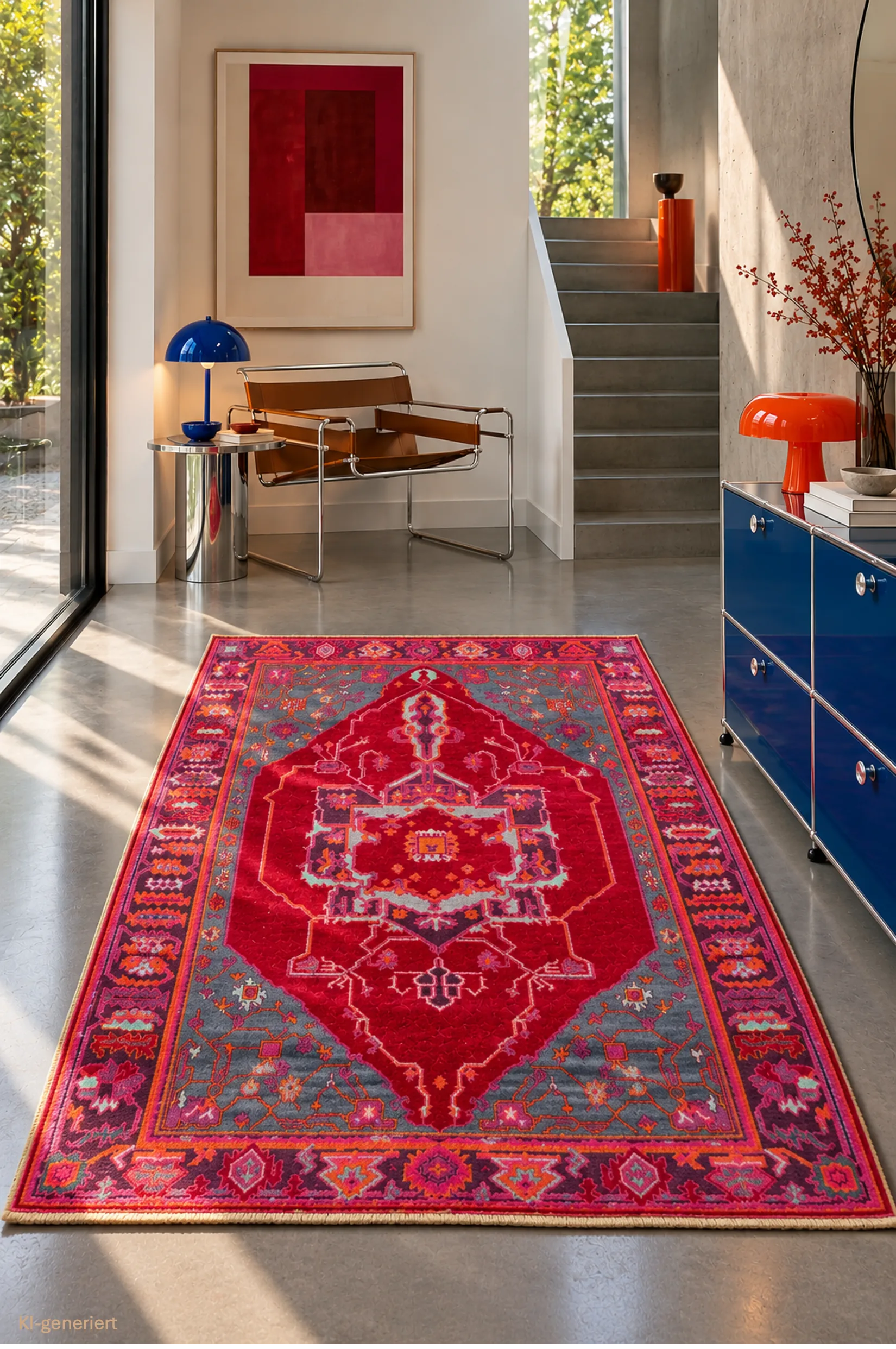 Jan Kath Teppich - Azer Pulse 147 red