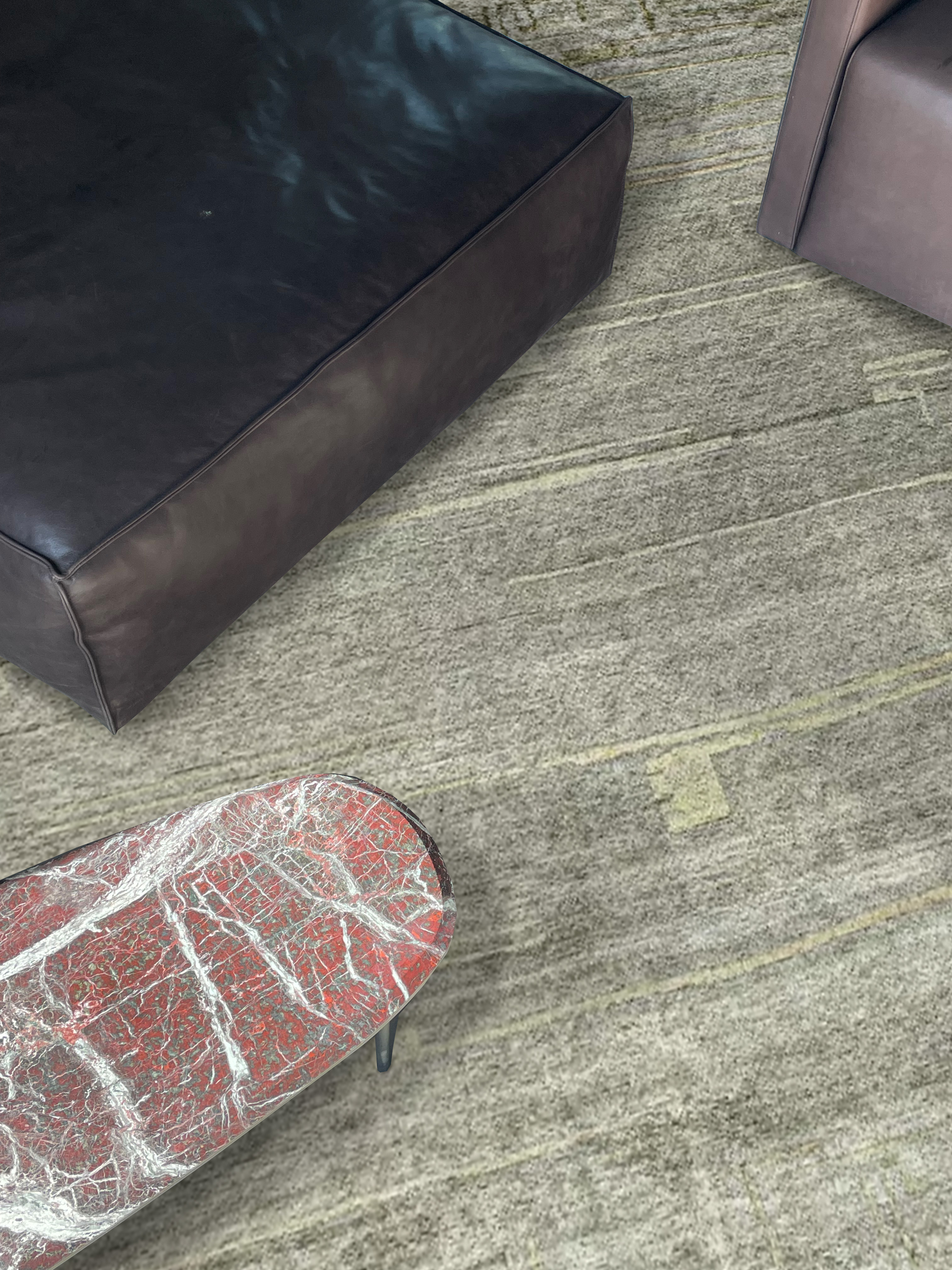 Jordan Collection Designteppich - Moss Grey
