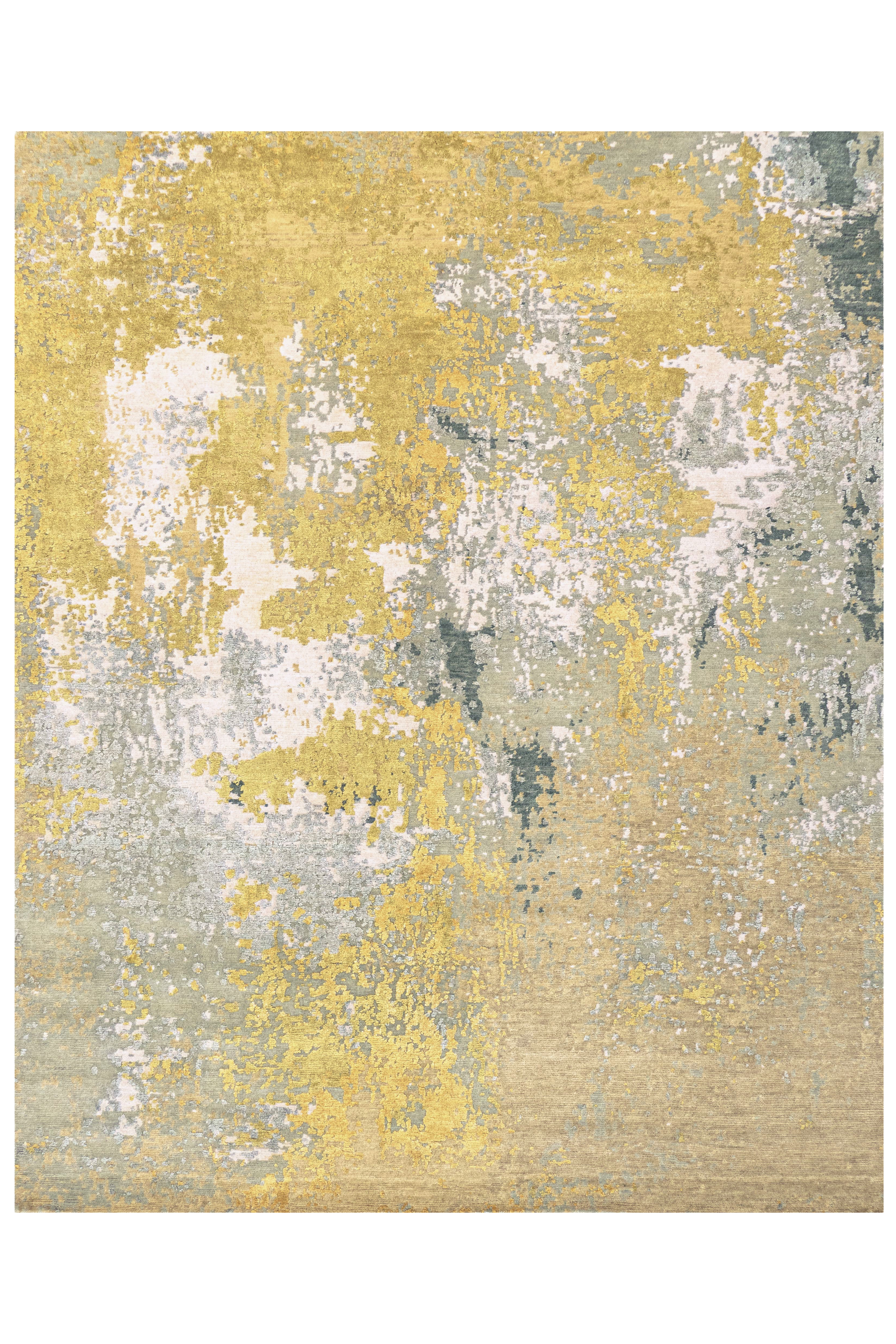 Design-Teppich - Golden