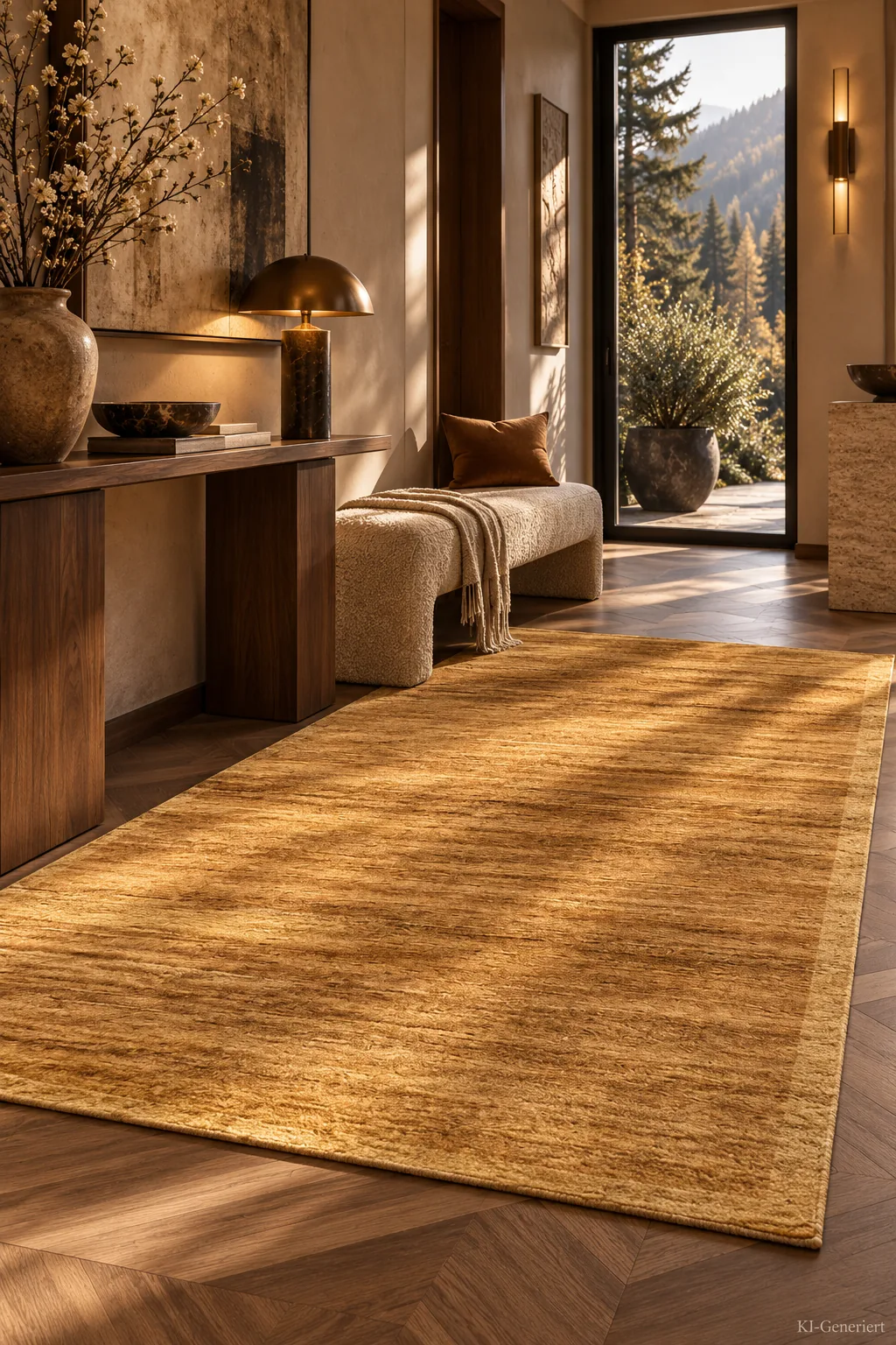 Jordan Collection Designteppich - Rust Terracotta