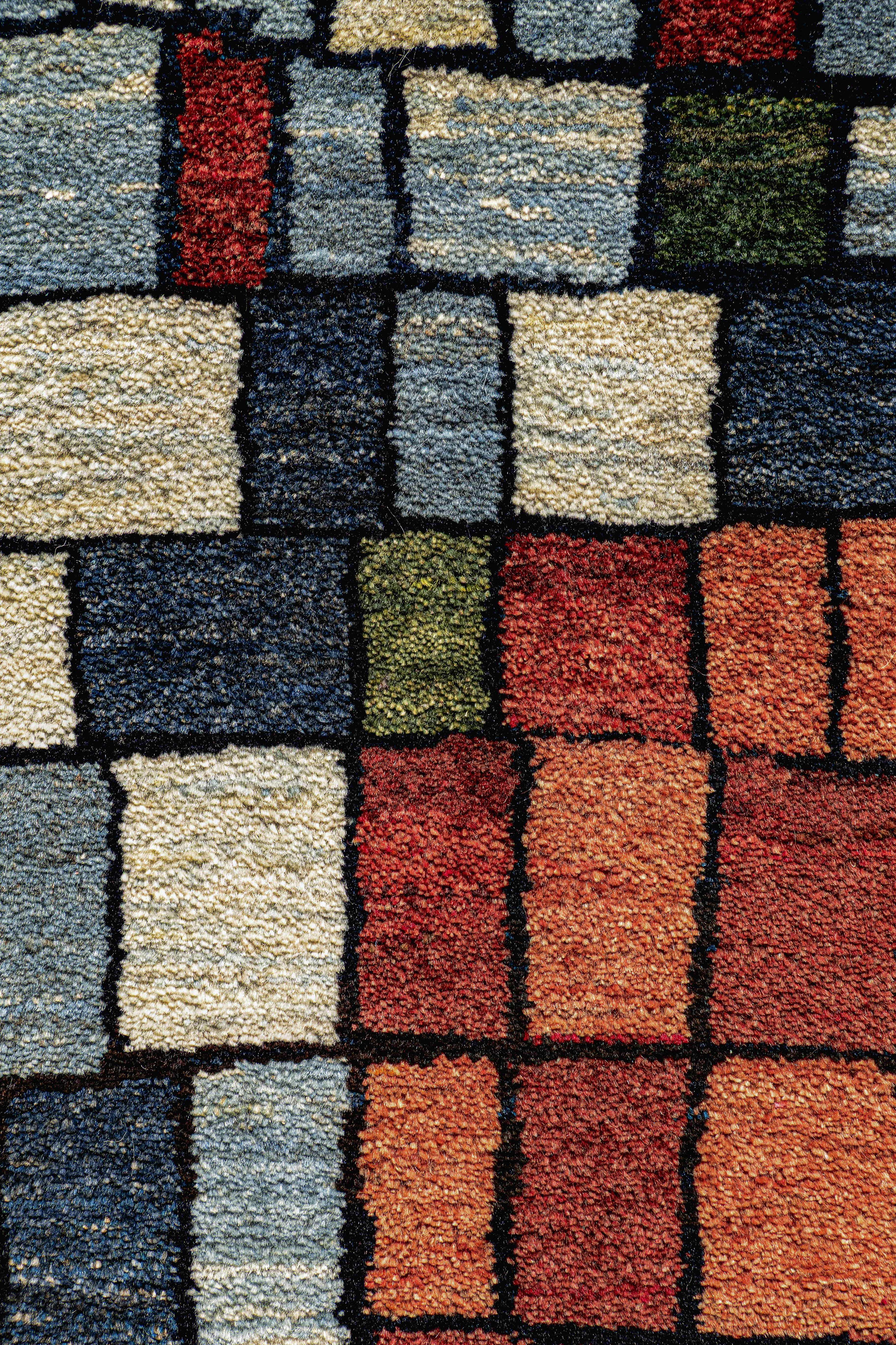 Gabbeh Teppichläufer - Mosaikpfad