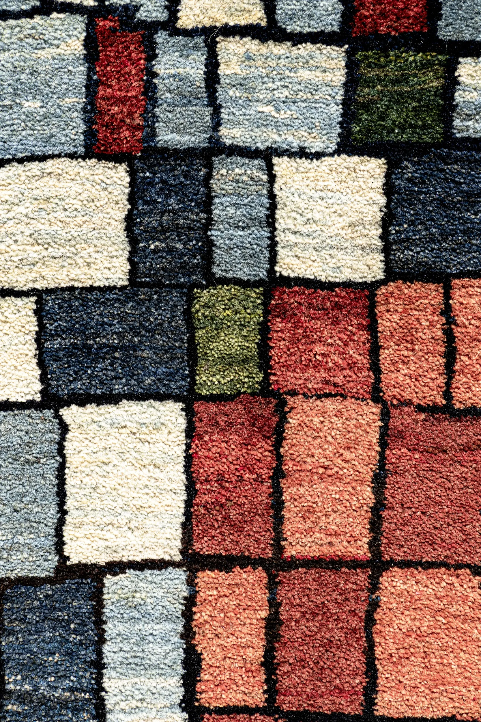 Gabbeh Teppichläufer - Mosaikpfad