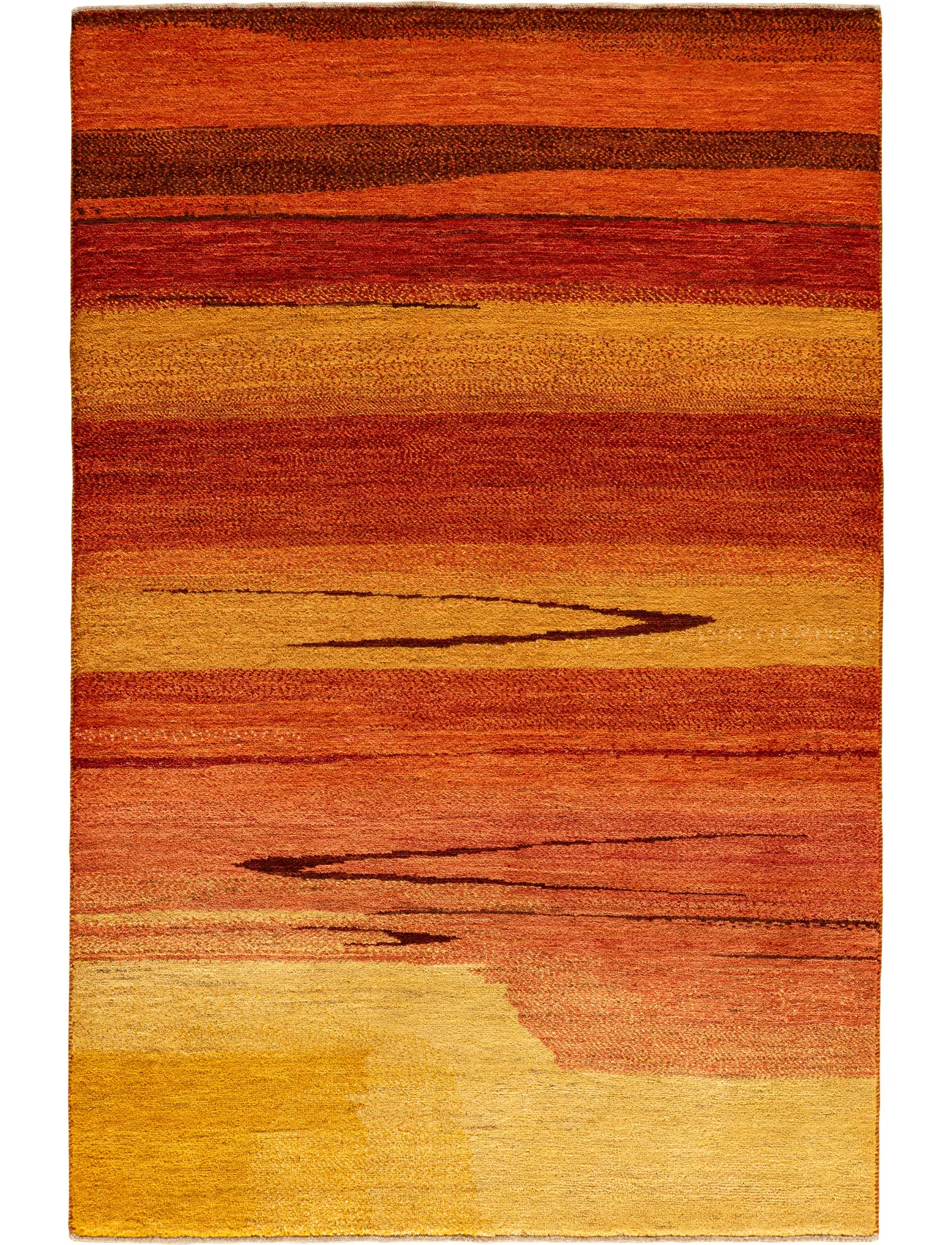 Gabbeh Teppich-Unikat - Wüstensonne