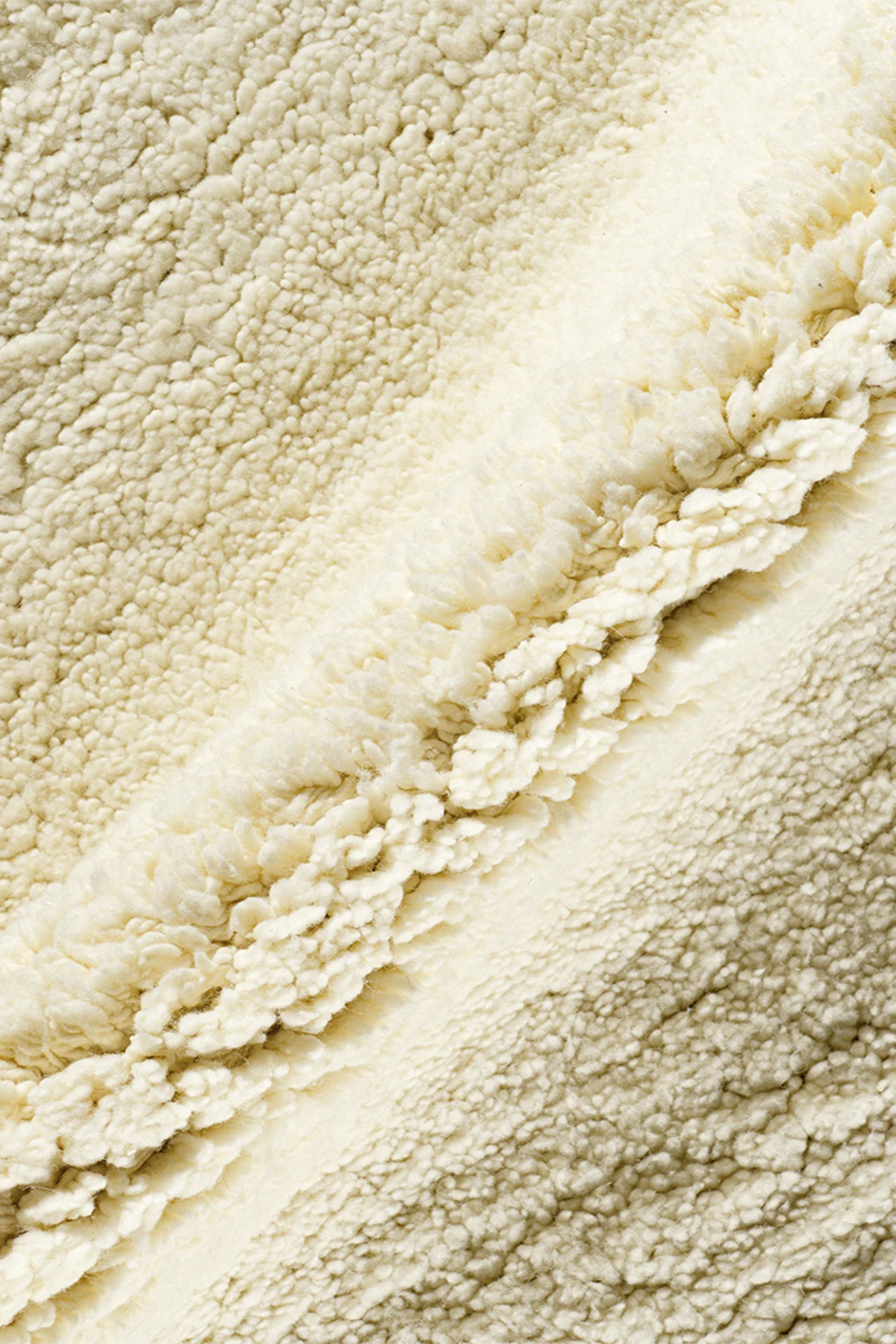 Jordan Collection Designteppich - Merino White